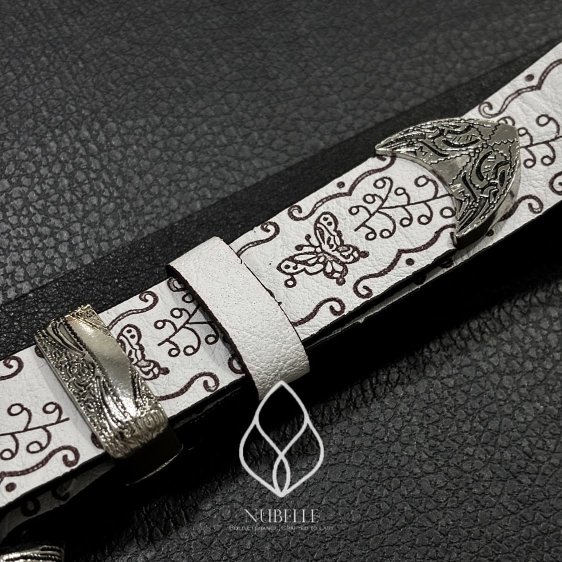 🌗 Ethnic embossed belt / 에스닉 음각 가죽 벨트 상품이미지7