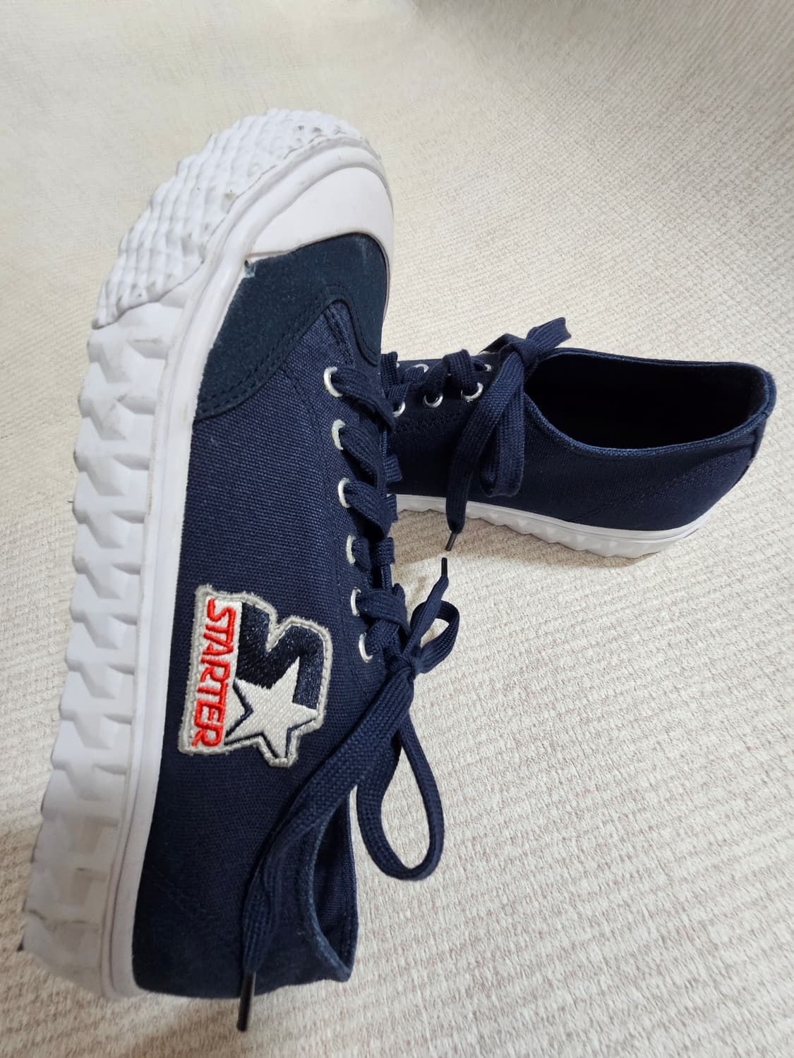 스타터 블랙라벨  네이비  스니커즈  270. 새상품 상품이미지3