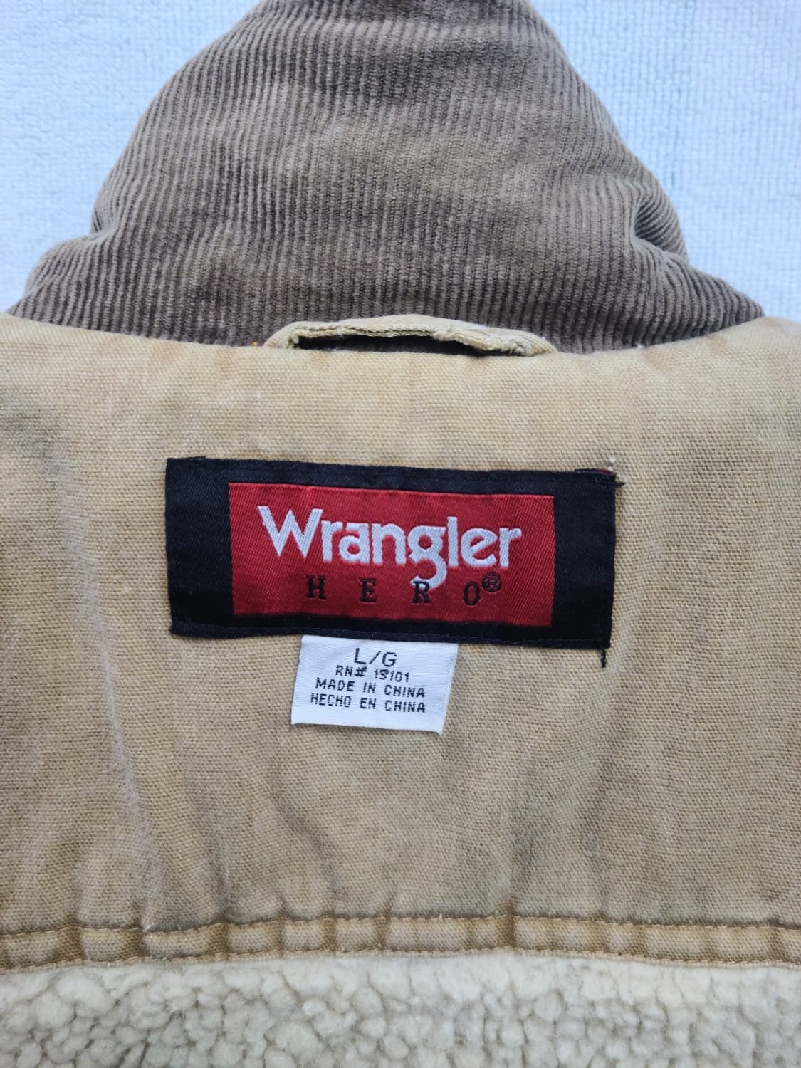 랭글러 양털조끼 Wrangler 워크웨어 워크자켓 like 칼하트 상품이미지8