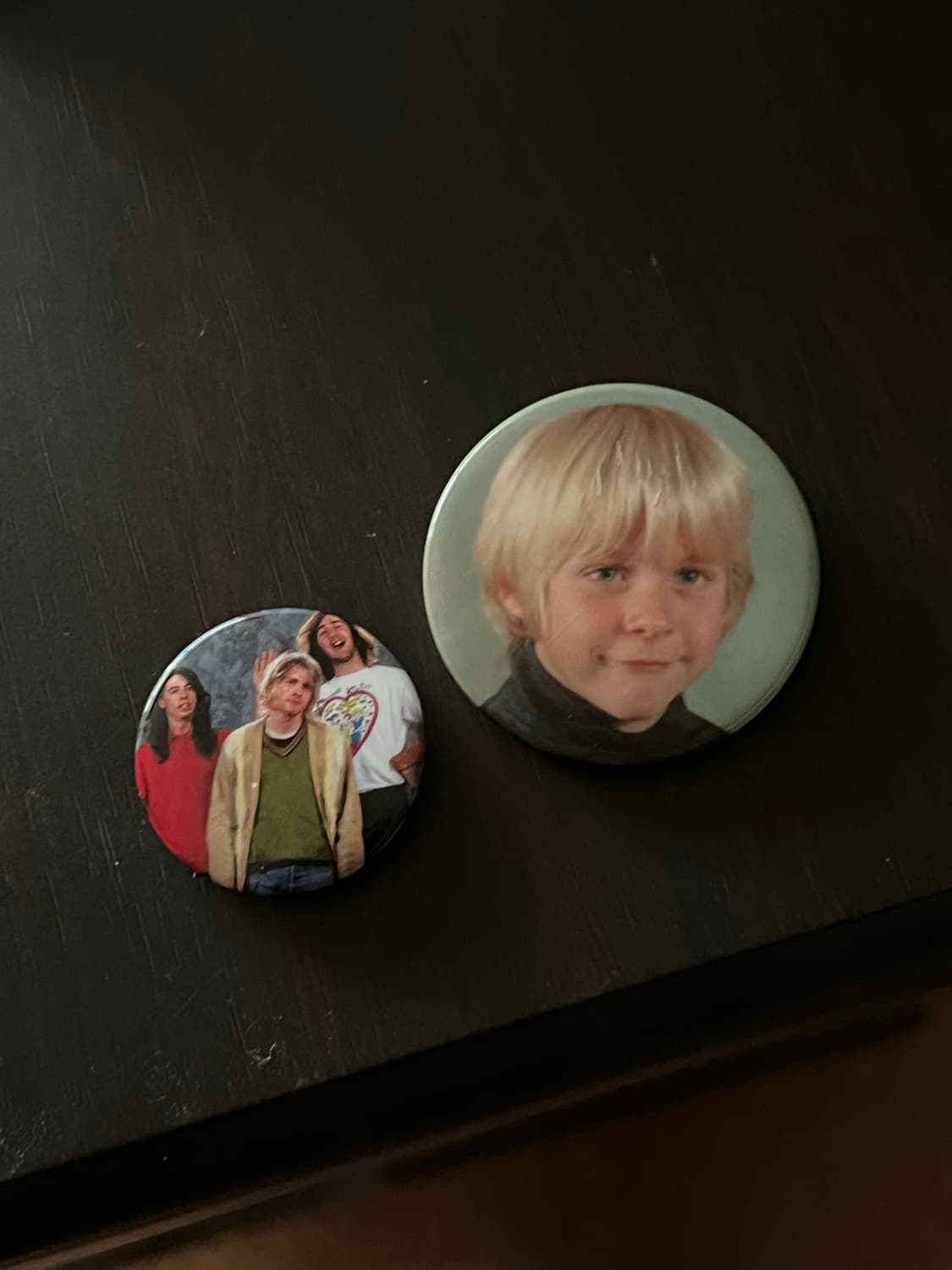 커트코베인 너바나 뱃지 두개 세트 상품이미지1