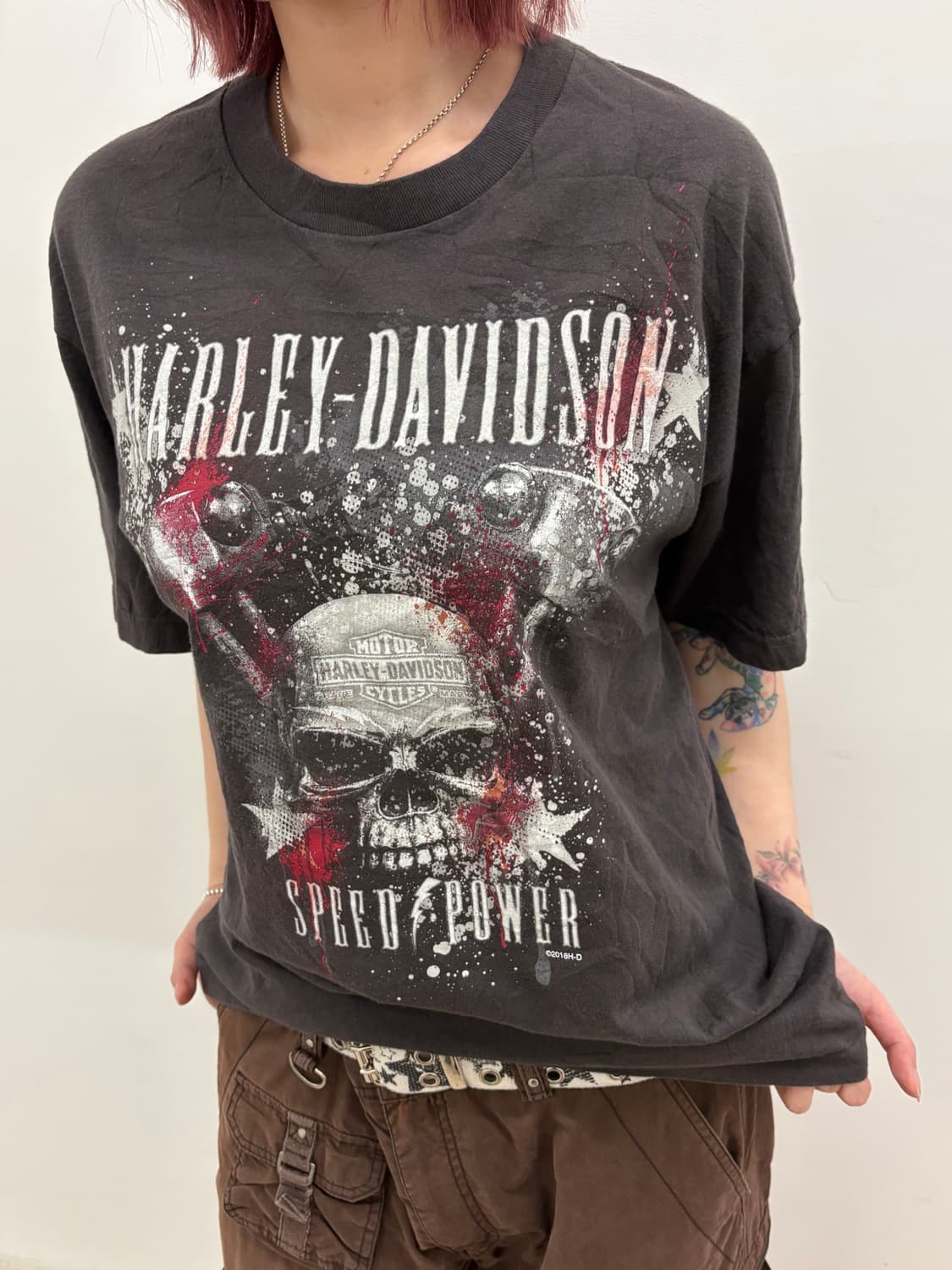 90’s Harley-Davidson 반팔 티셔츠 상품이미지2