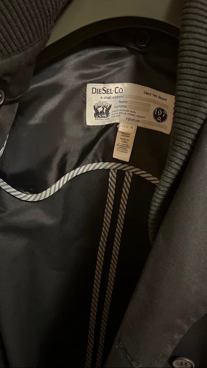 디젤(DIESEL) 아카이브 밀리터리 트렌치코트 M 상품이미지8