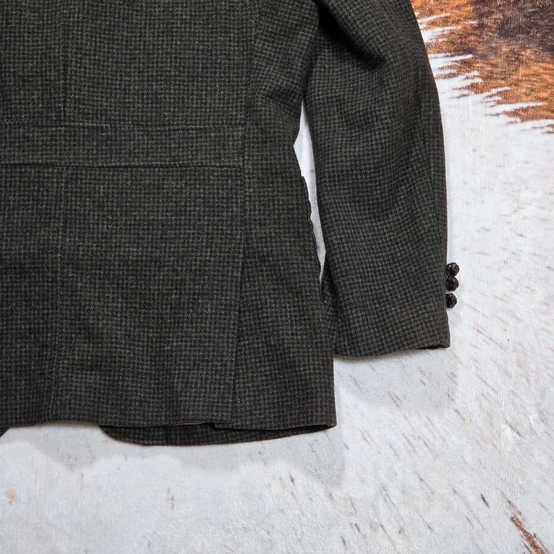 캠브리지멤버스 브라운 체크 모 블레이저 자켓 상품이미지6