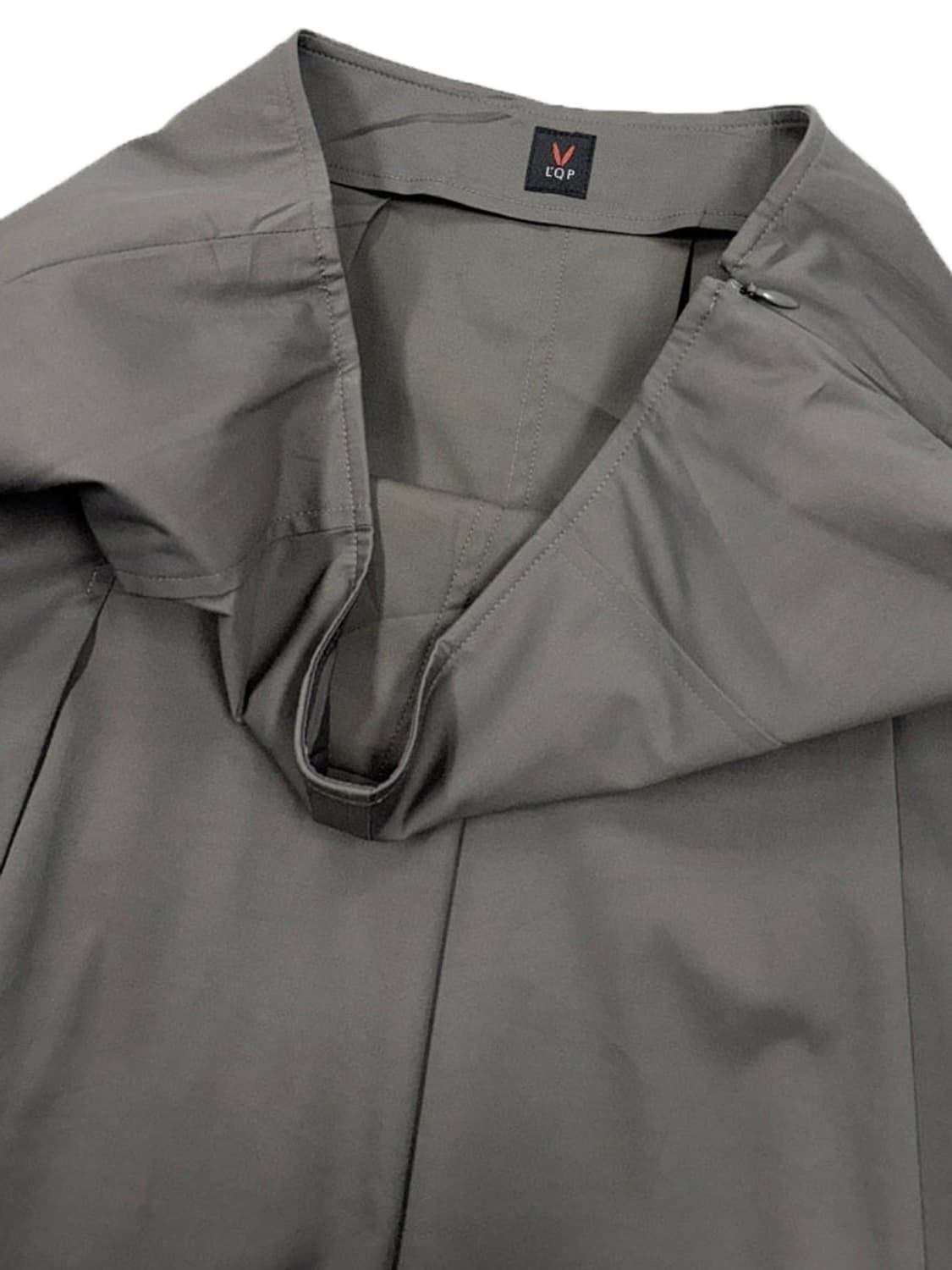 빈티지 그레이 플리츠 미디 스커트 상품이미지4