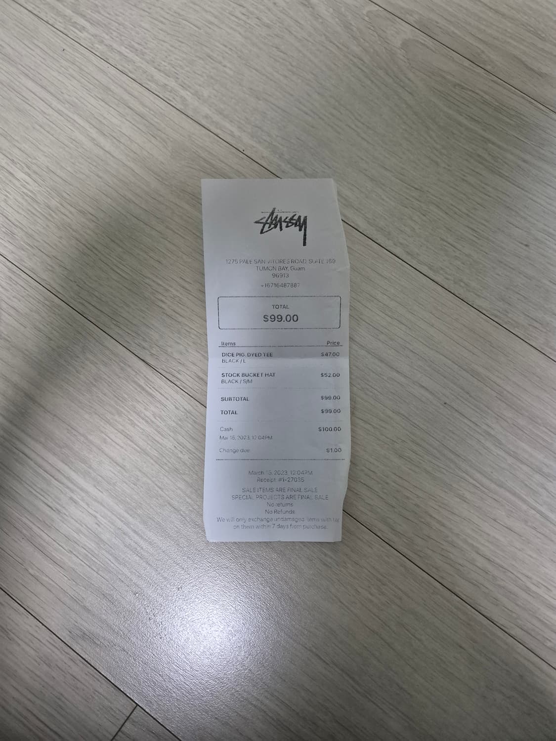 스투시 블랙 버킷햇 S/M 상품이미지2