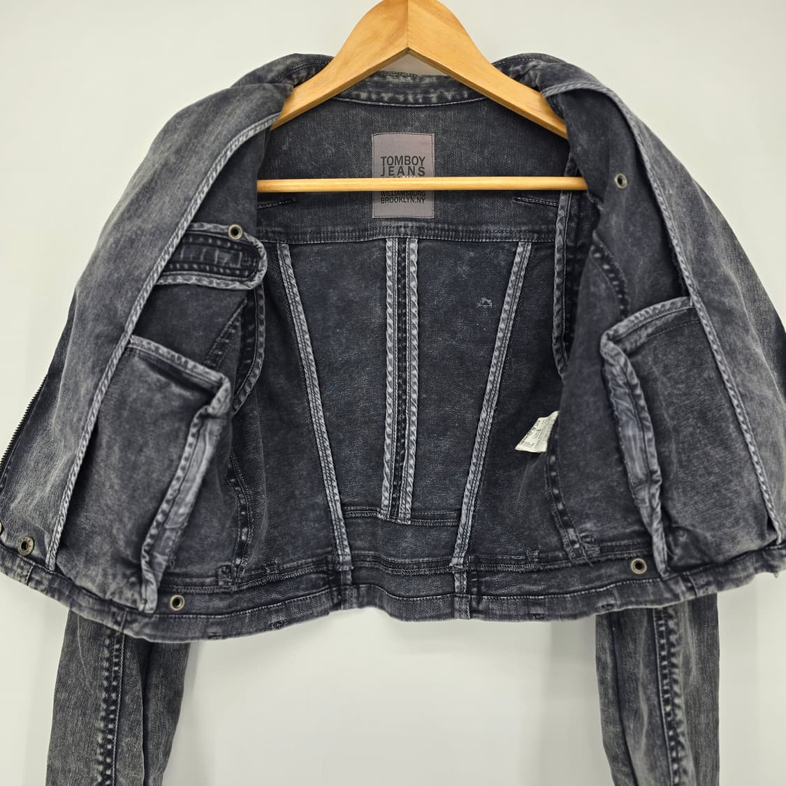 톰보이 빈티지 데님 라이더 자켓 상품이미지7