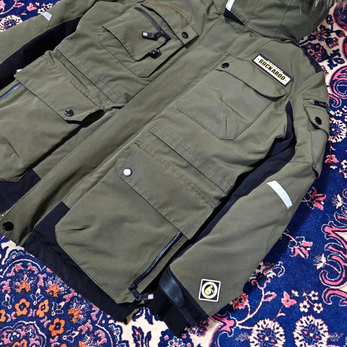 버커루 구스다운 헤비 패딩 점퍼 M size 상품이미지3