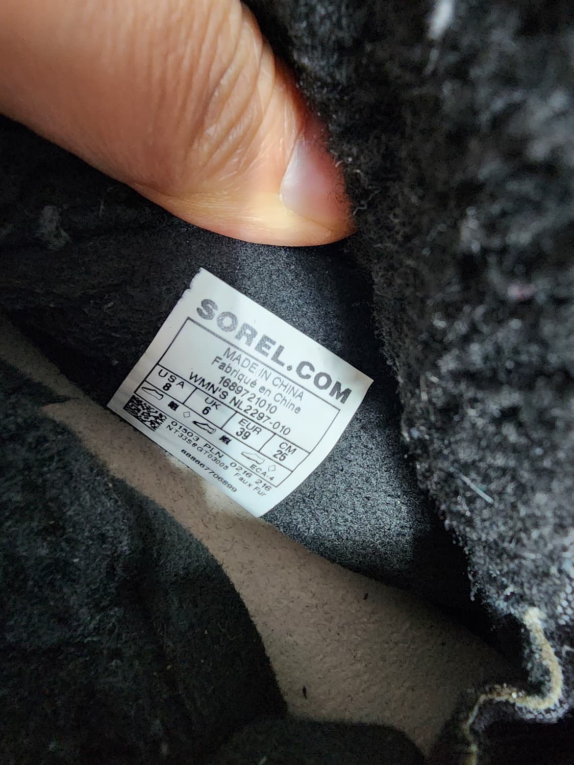 소렐 블랙 방한 부츠 여성용 250 상품이미지4
