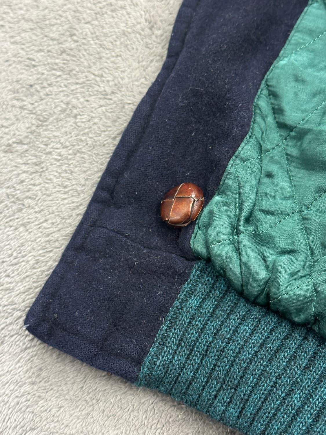 90s HUGO BOSS 울/캐시미어 봄버 자켓 XL 상품이미지8