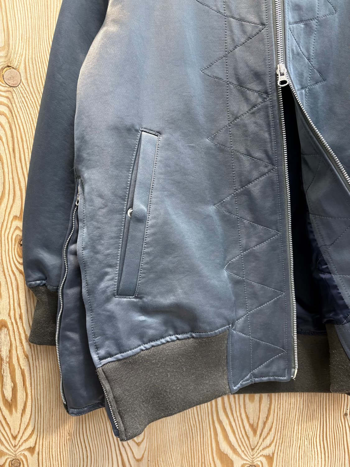 주카 퀼팅 봄버 자켓 상품이미지3