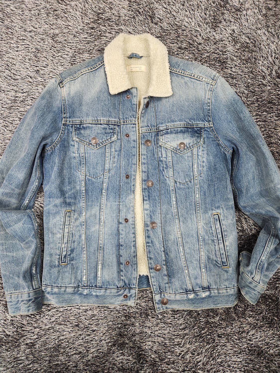 올세인츠 쉐르파 청자켓s 상품이미지1