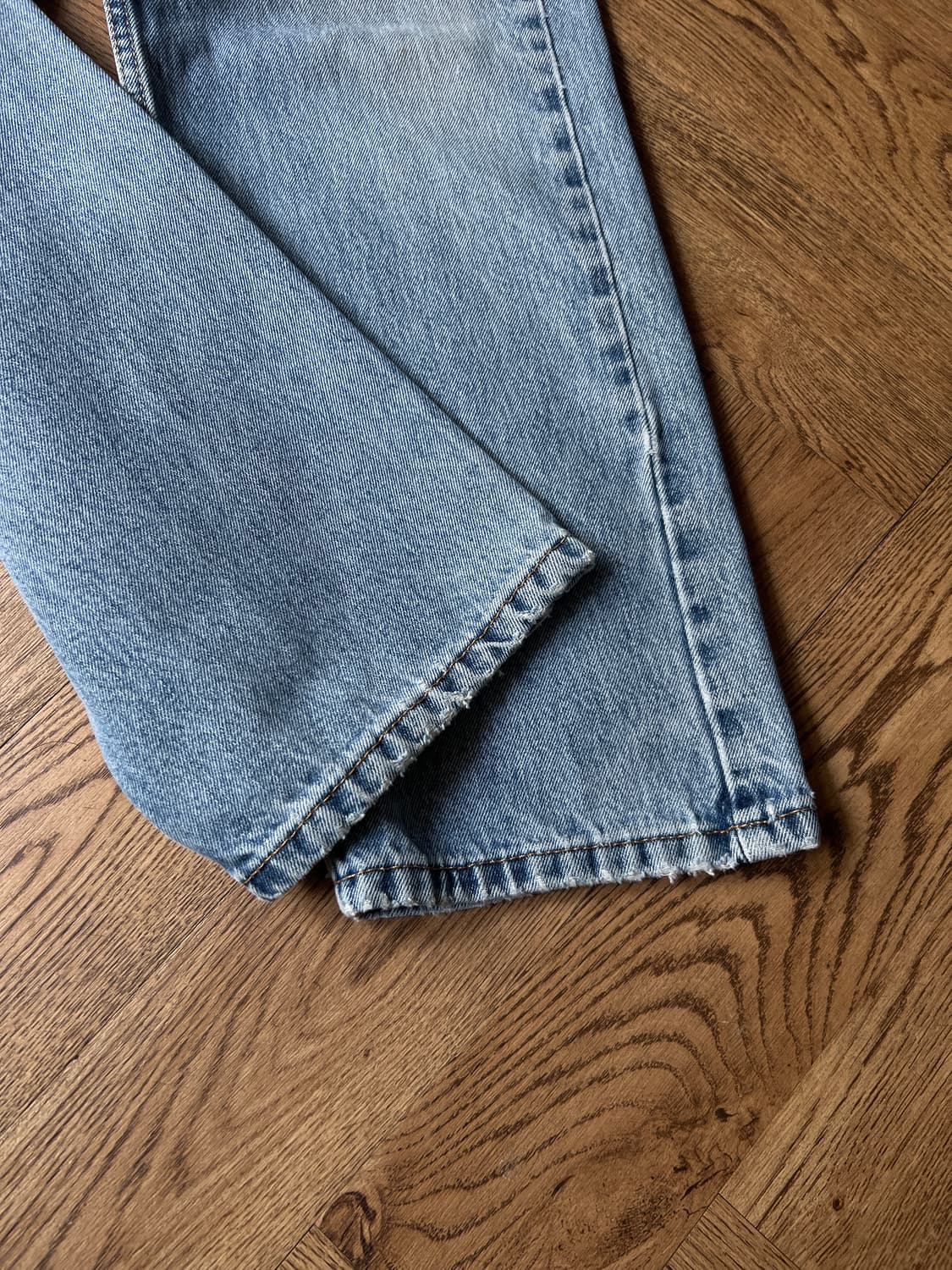 [34]리바이스 505 빈티지 워싱 레귤러 스트레이트 데님 팬츠 상품이미지5