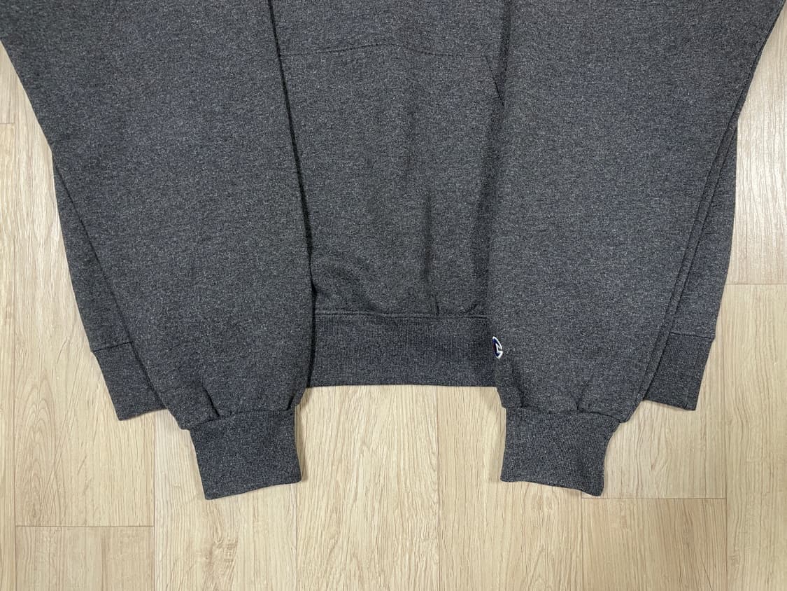 100~105) 90's 챔피온 미대학 빅로고 차콜 후드티 상품이미지6