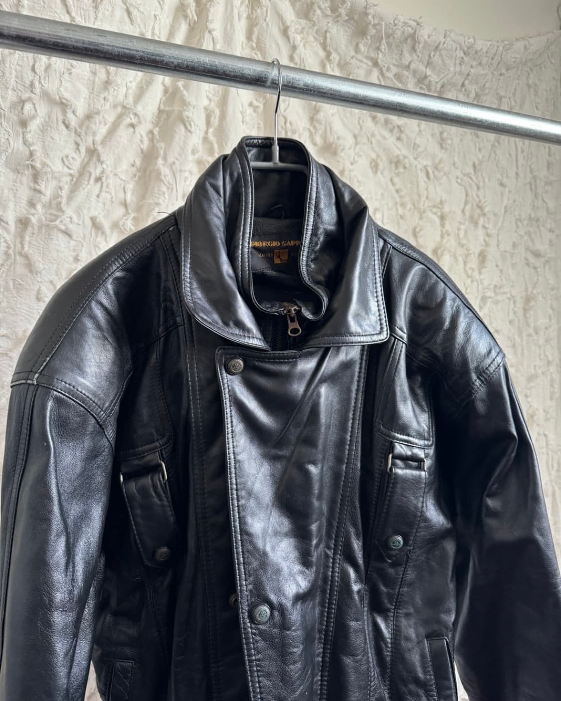 빈티지 양가죽 봄버 상품이미지3