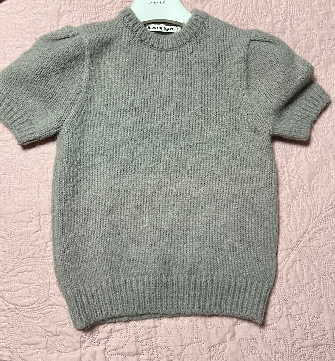 썬번프로젝트 half wool knit gray 상품이미지5
