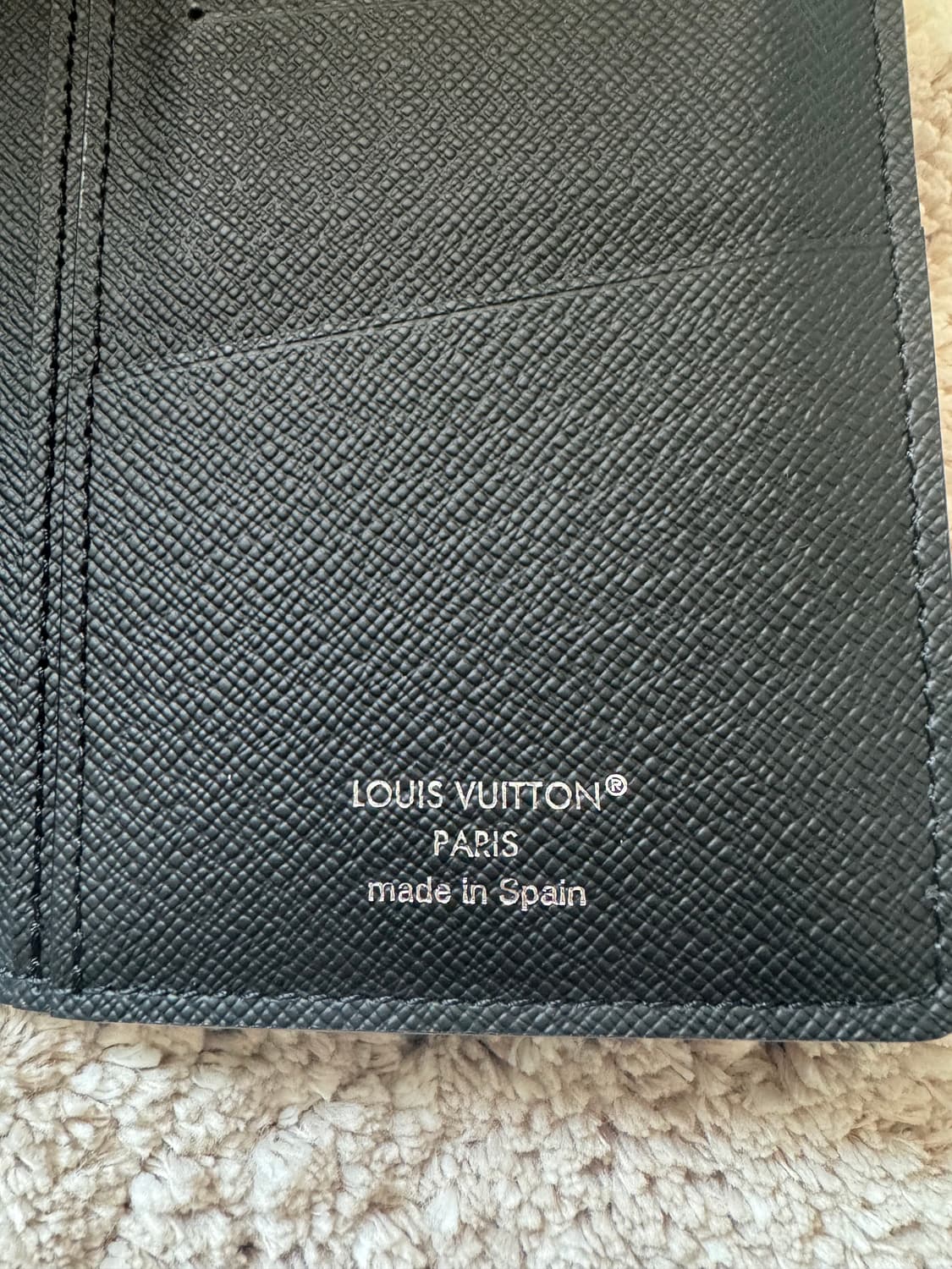 정품 루이비통 장지갑 이클립스 블랙 상품이미지4