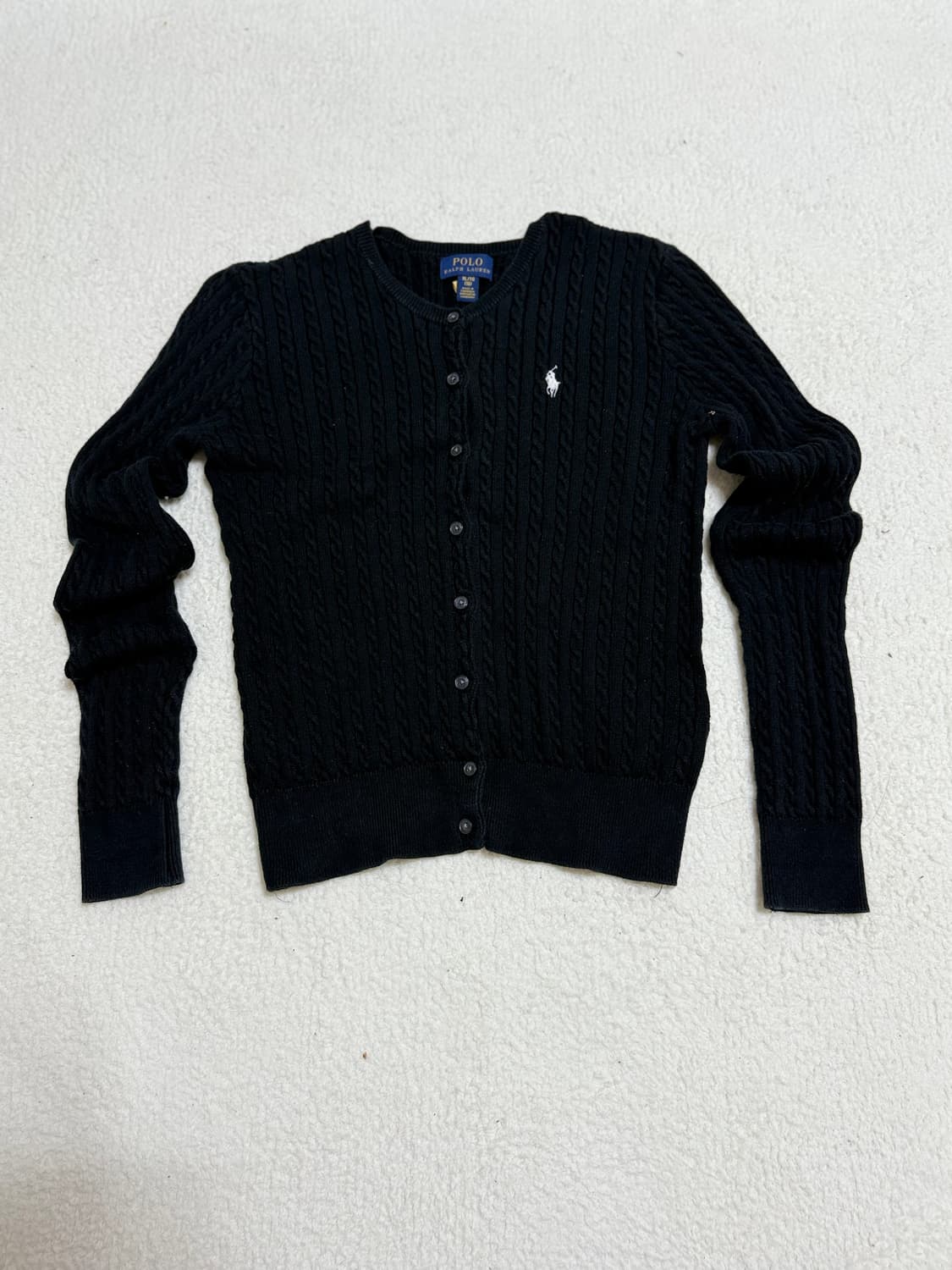 폴로 랄프로렌 블랙 가디건 상품이미지1