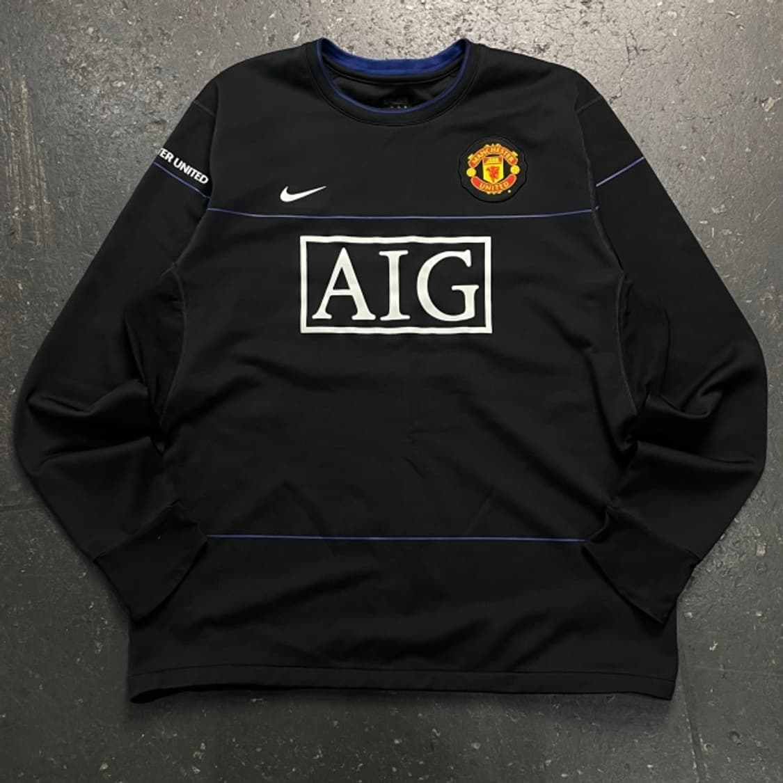 105 나이키 08-09 맨유 드릴탑 쉘탑 트레이닝 웜업 상품이미지1