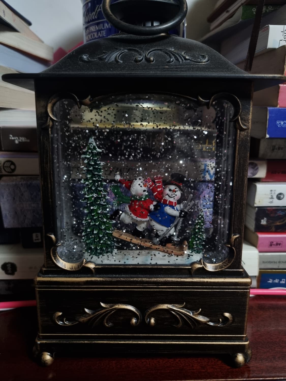 (🎄크리스마스 추천!!🎄) 빈티지 스노우볼 무드등 오르골🎅 상품이미지2