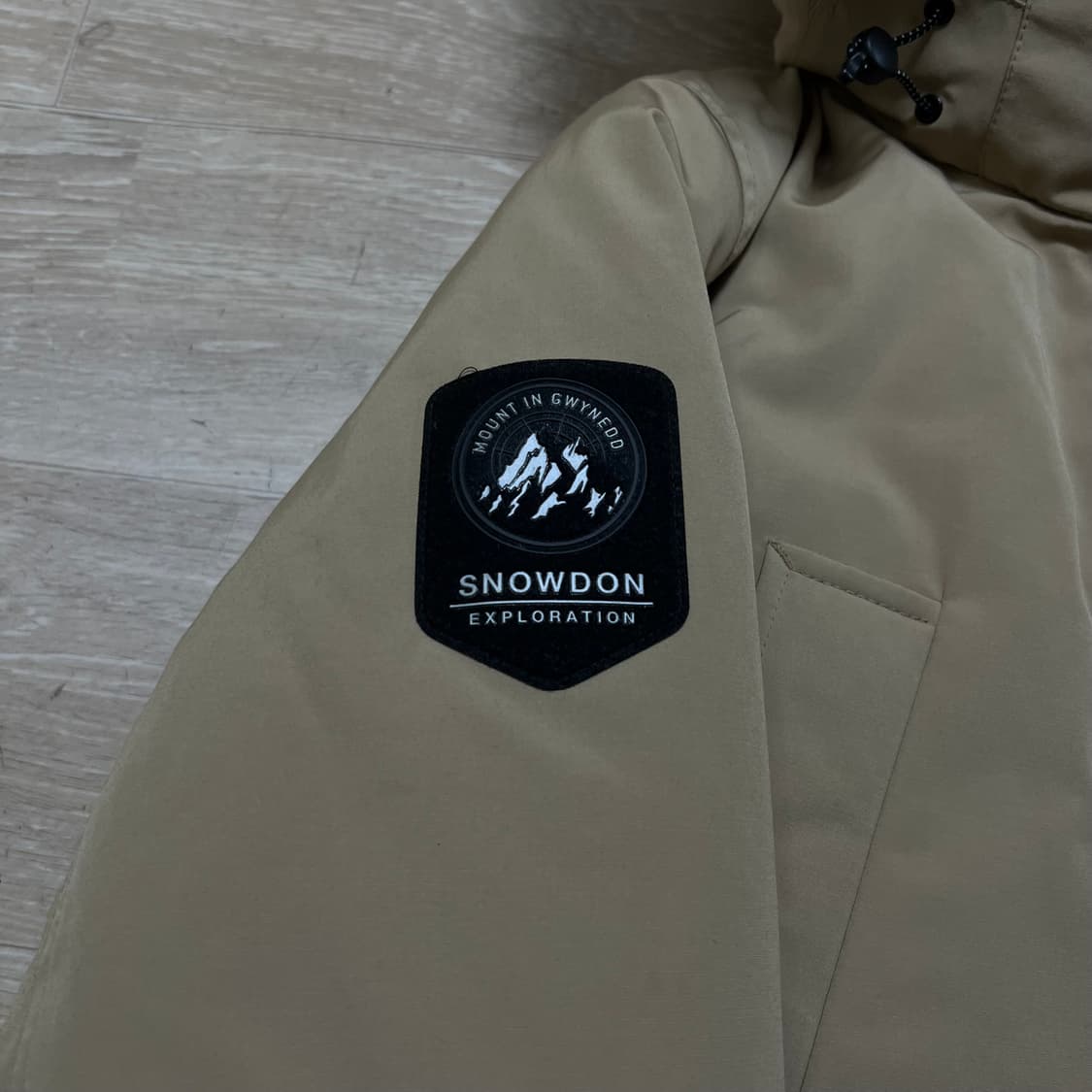 테이트 아웃도어 다운 라쿤퍼 후드 패딩 점퍼 [베이지] L/100 상품이미지4