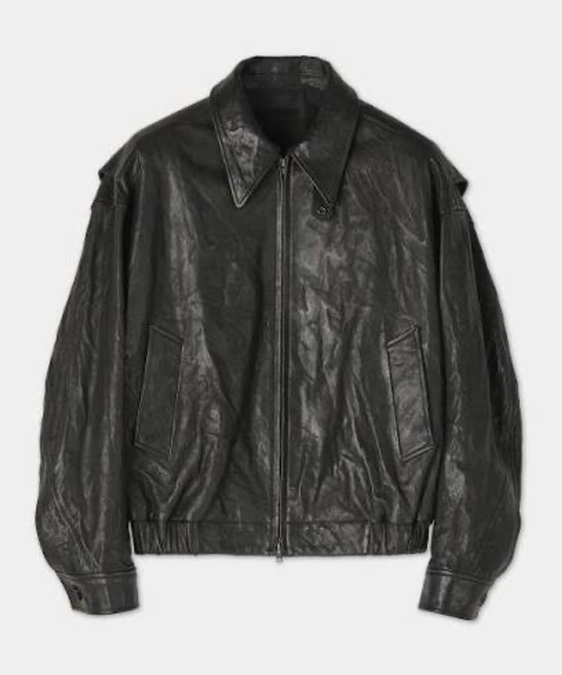 쿠어 크링클 램스킨 블루종 상품이미지1