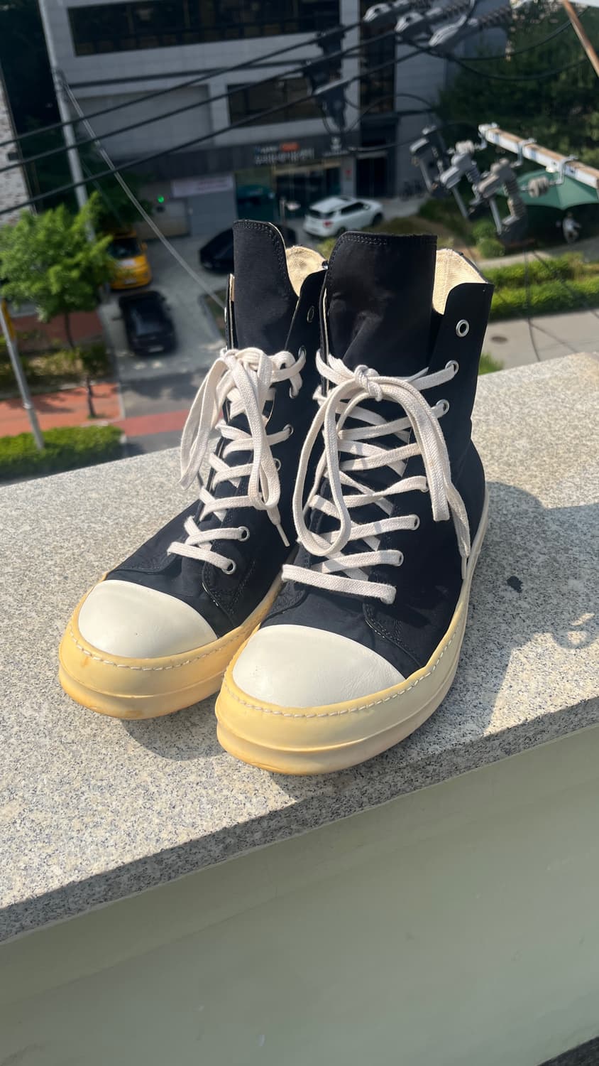 [265] Rick Owens Drkshdw 라몬즈 하이 상품이미지1