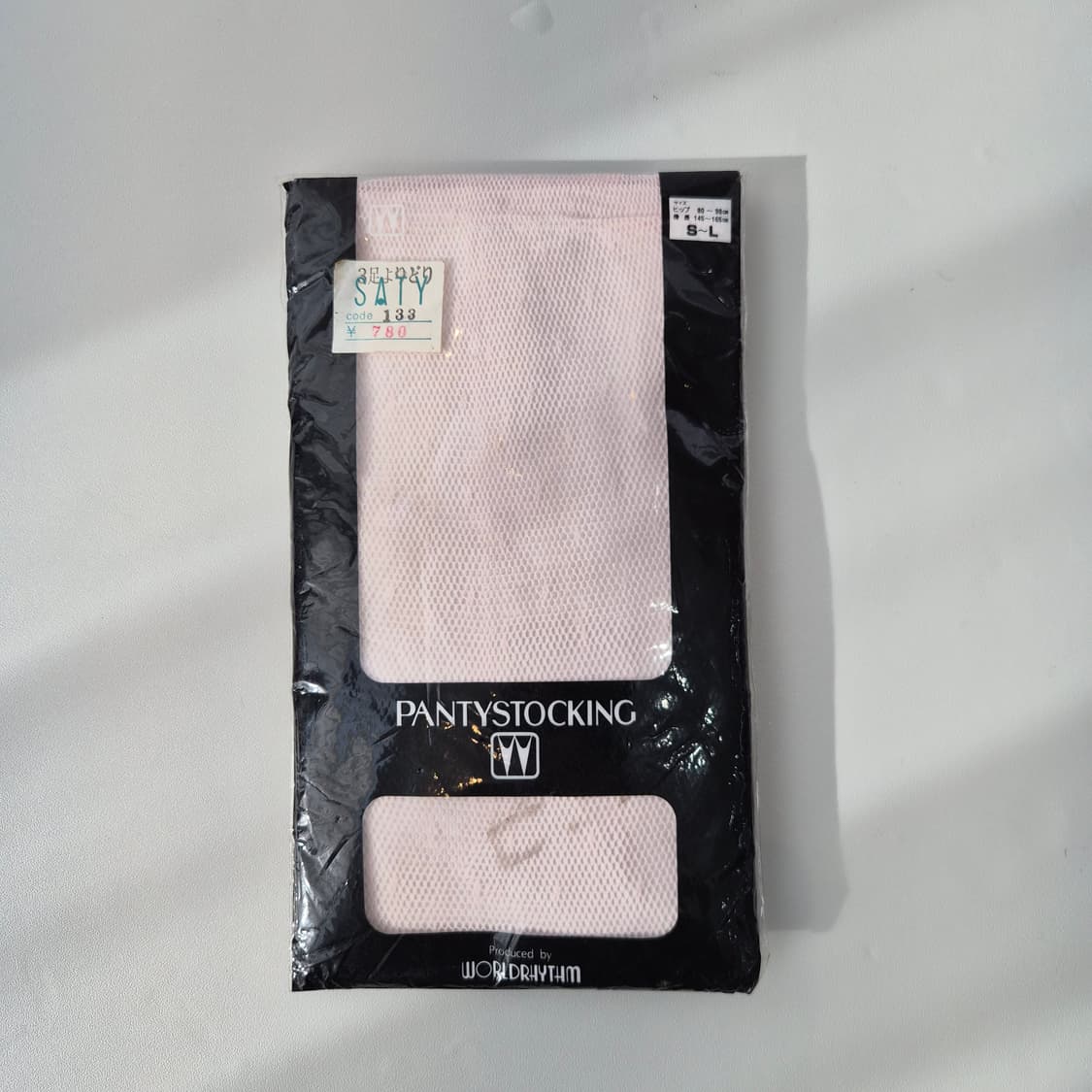 WORLD RHYTHM 라이트핑크 메쉬 망사 팬티스타킹 상품이미지4