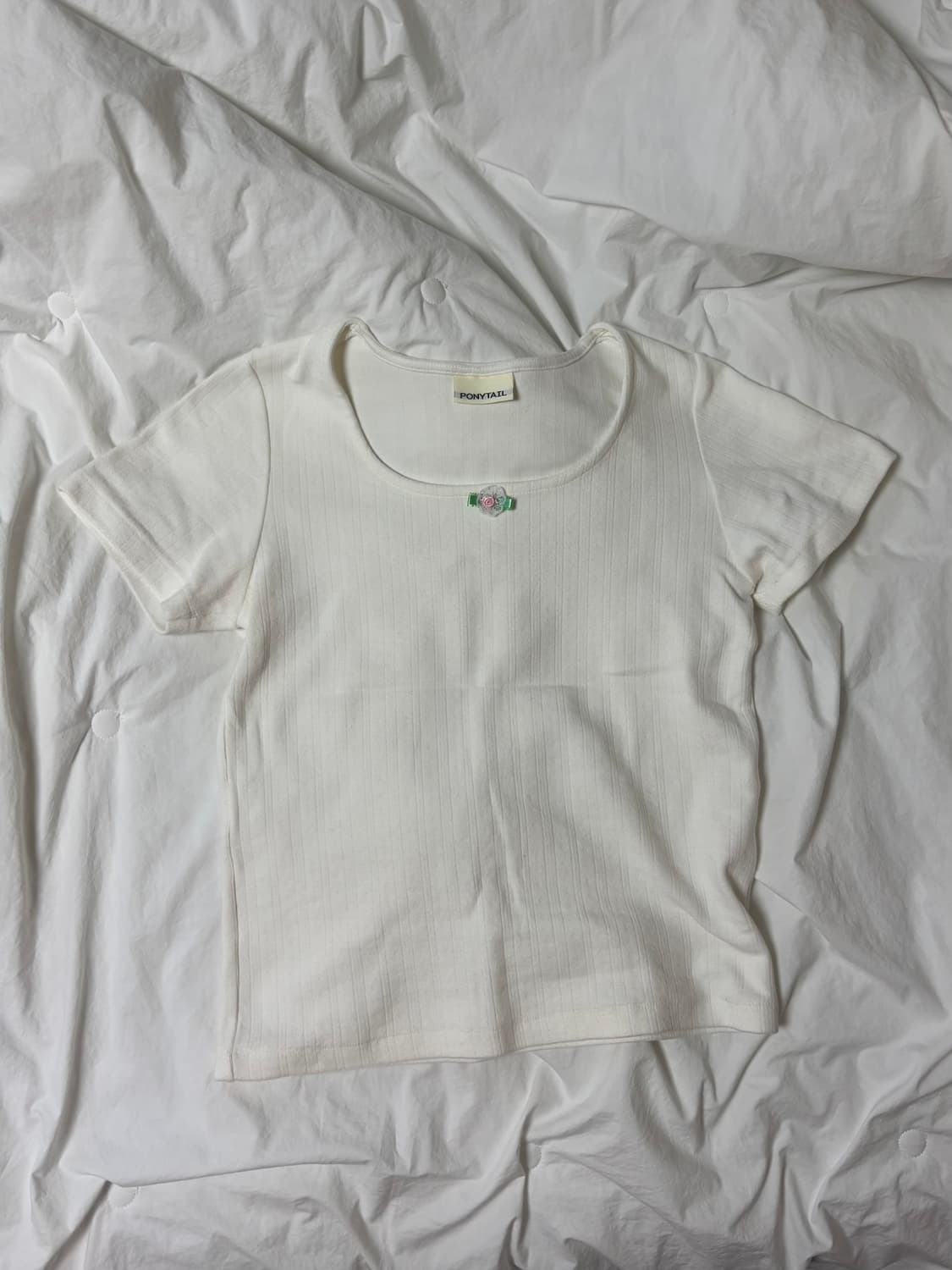 포니테일 ponytail Petit Ribbon T-Shirts 상품이미지7