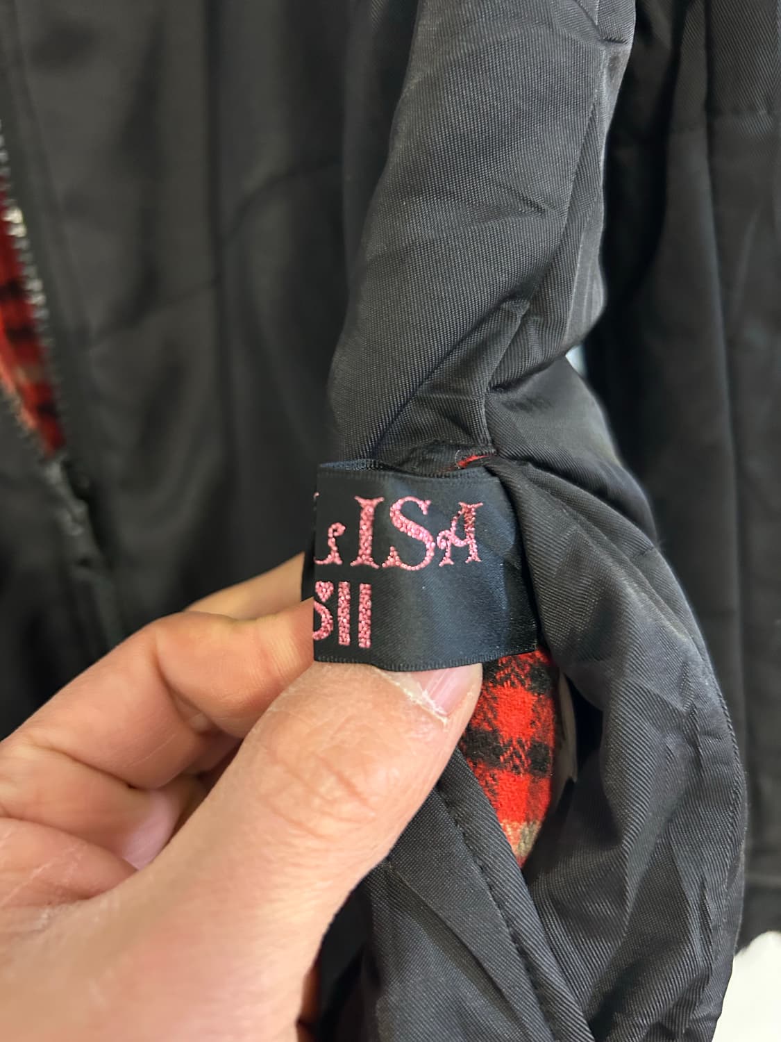 LIZ LISA DOLL 체크 리버서블 퍼후드 패딩 점퍼 상품이미지6