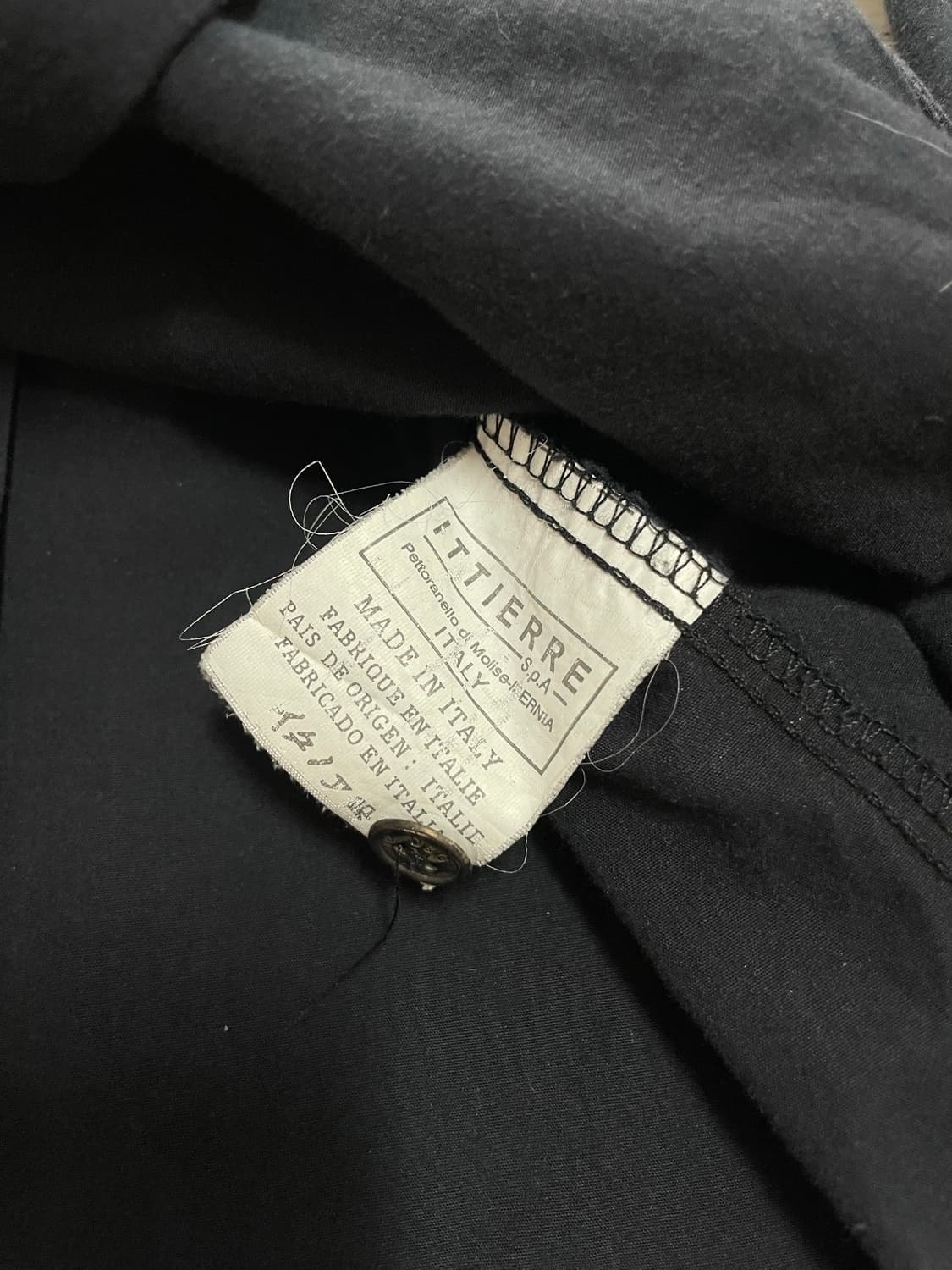 돌체앤가바나 D&G 포켓 자수로고 루즈핏 셔츠 블랙 아카이브무채색빈티지 상품이미지9