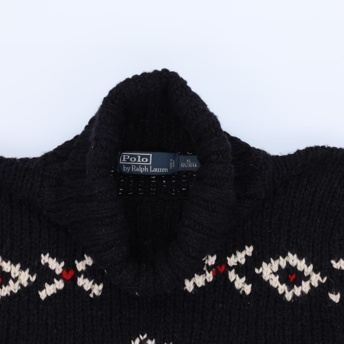 [XL] 폴로 랄프로렌 빈티지 노르틱 패턴 터틀넥 니트 N7009 상품이미지3