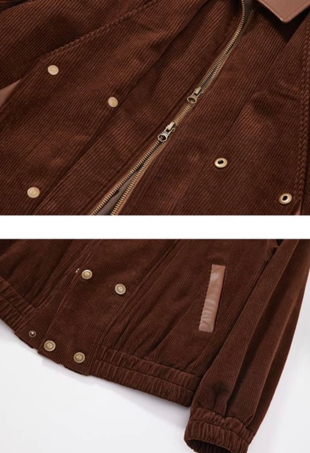 올드런드리 OCTOPUSME 코듀로이 더블 블루종 자켓 상품이미지3