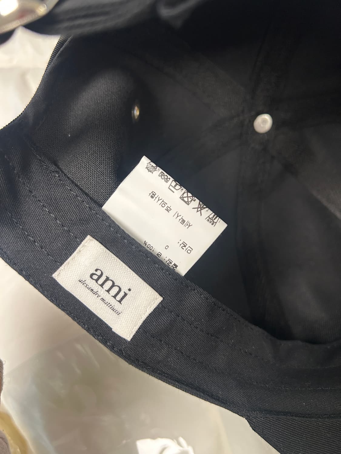 아미 볼캡 블랙 상품이미지5