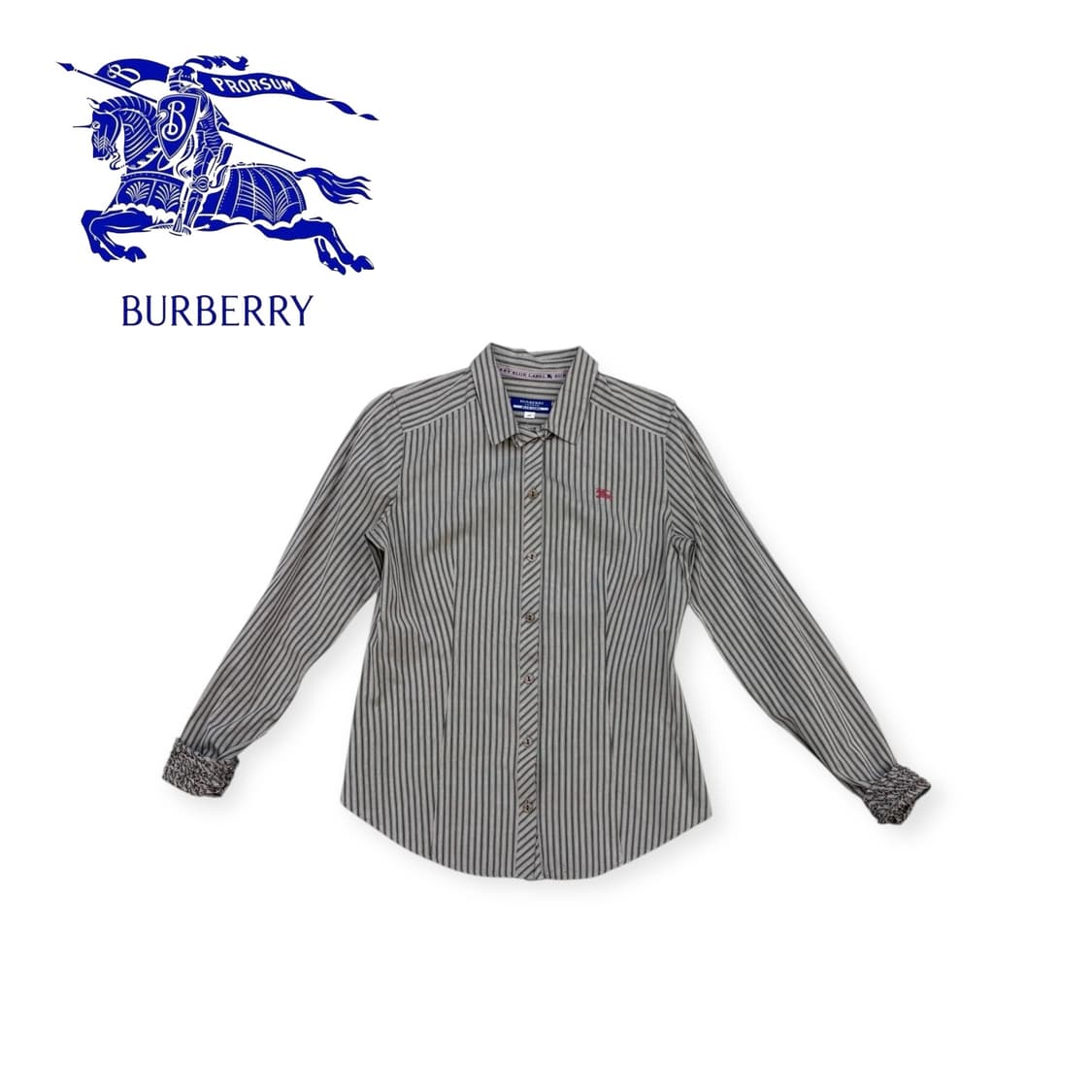 버버리 블루라벨 스트라이프 셔츠 상품이미지1