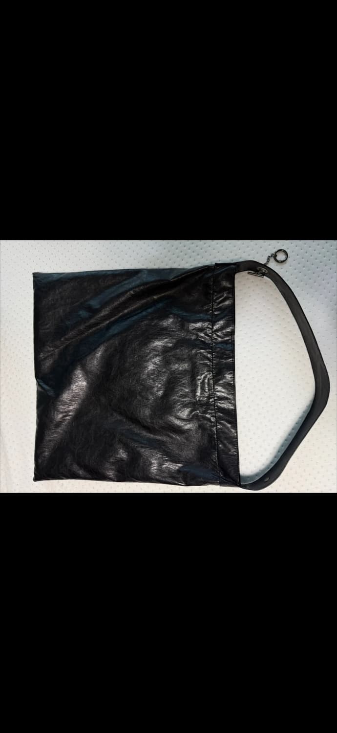 트리밍버드 레더 스퀘어 블랙 빅사이즈 상품이미지4