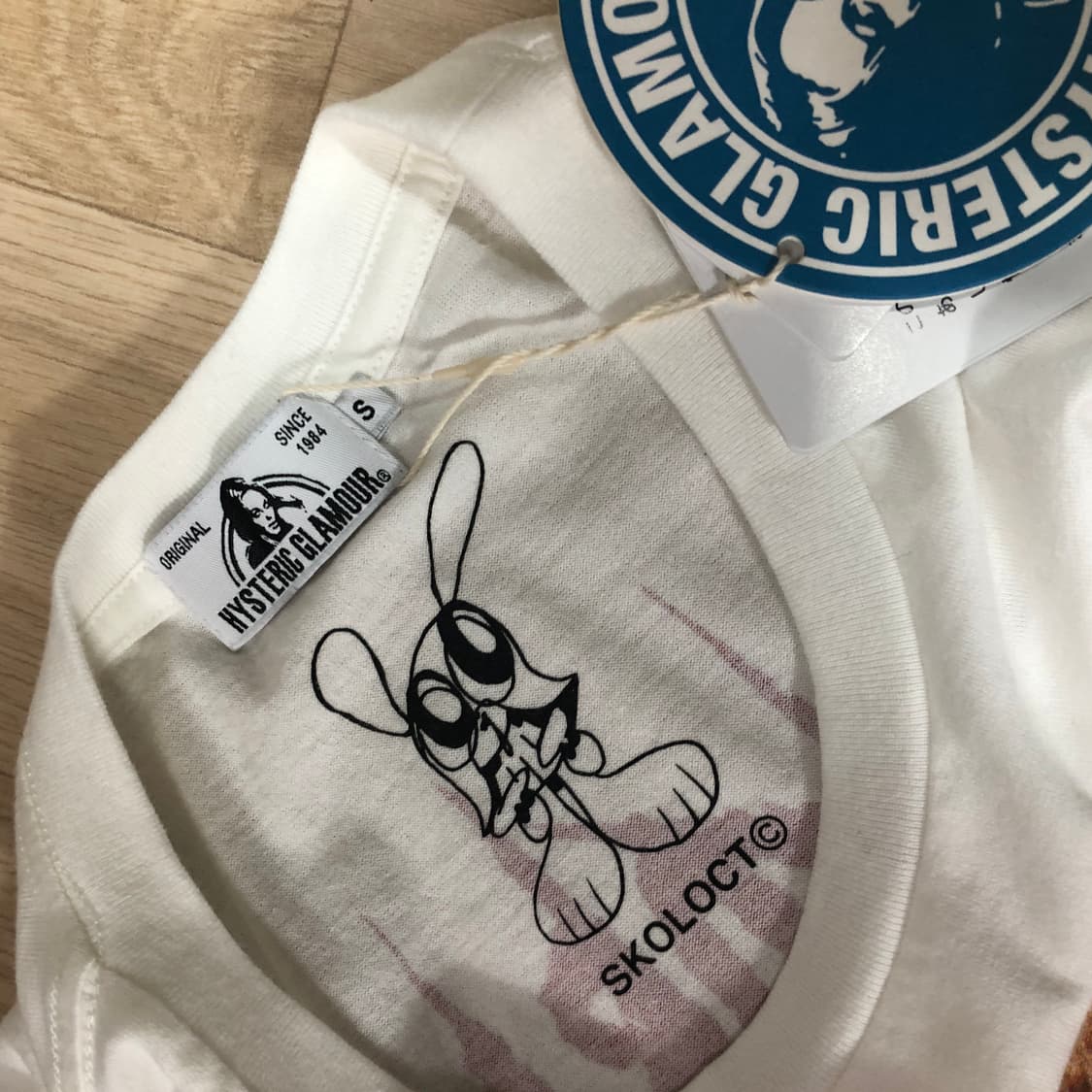 히스테릭 글래머 HYSTERIC GLAMOUR 스콜록트 걸프린팅 반팔티 상품이미지5