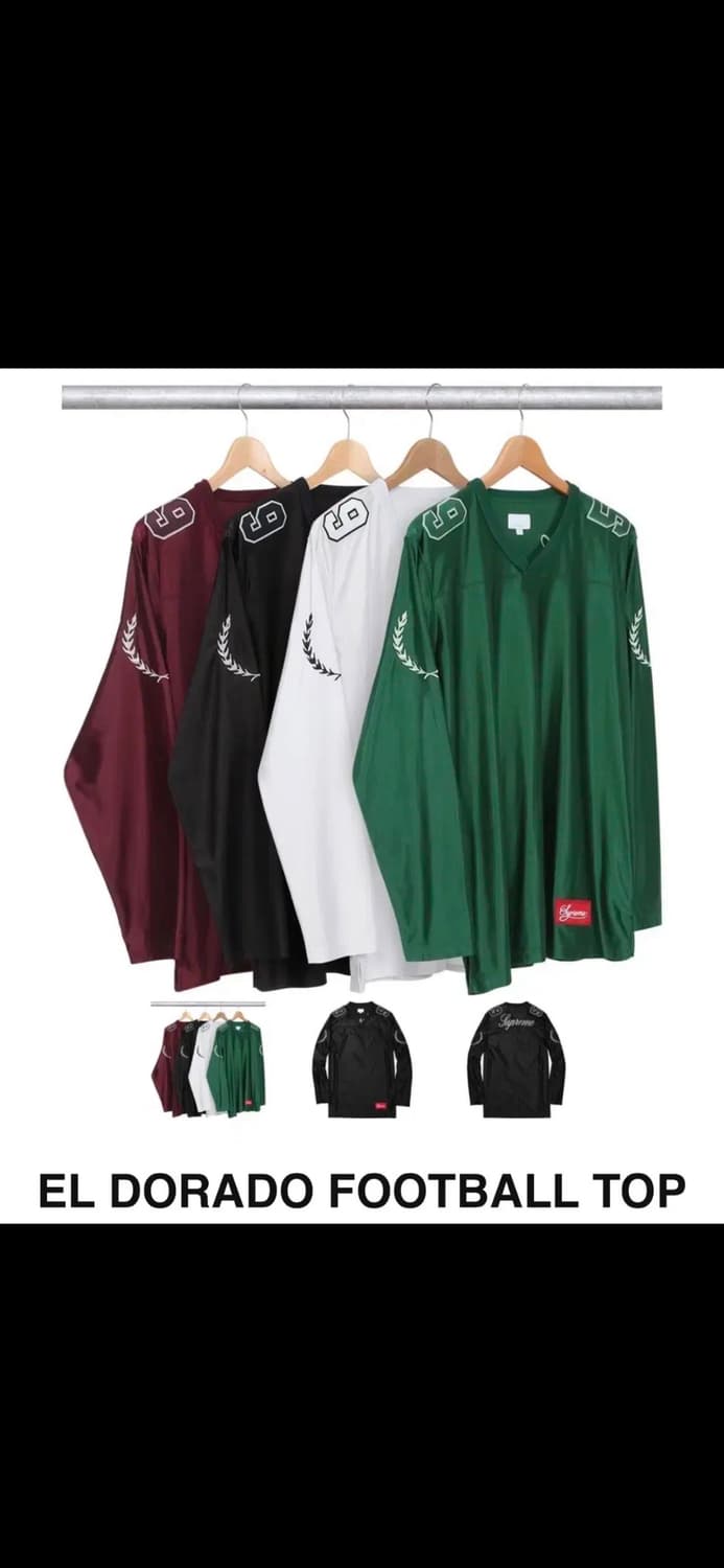 슈프림 엘도라도 풋볼 져지 탑 상품이미지1