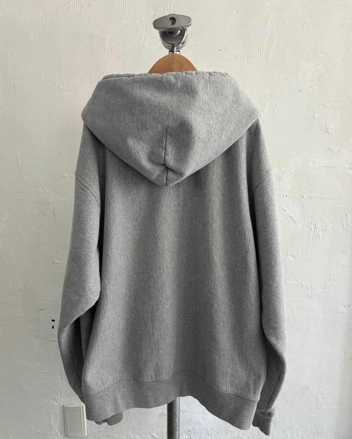Stussy 스투시 스탁 로고 그레이 후드집업 상품이미지9