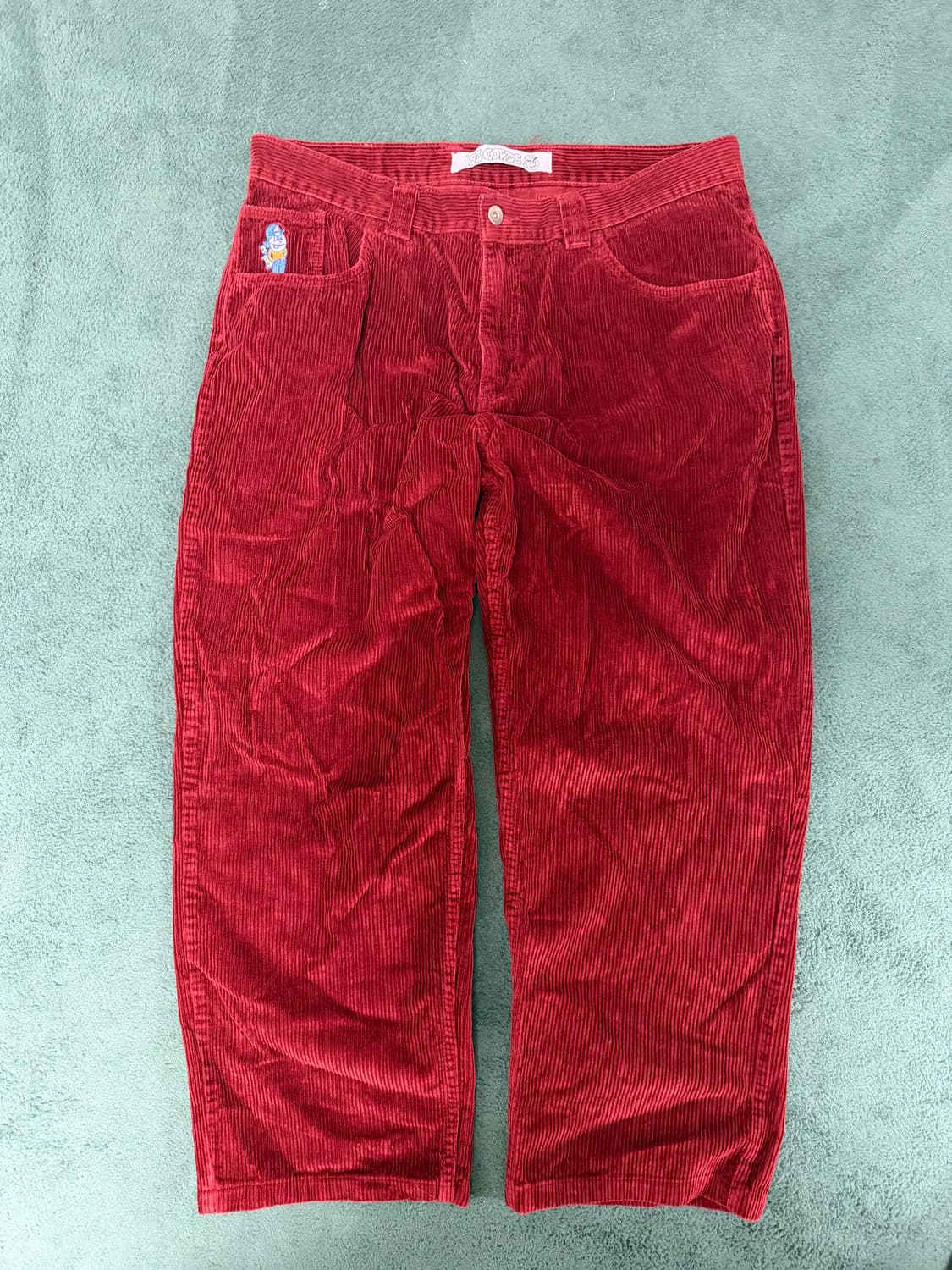 Polar Skate Co. 코듀로이 바지 와인 폴라 93데님 상품이미지1