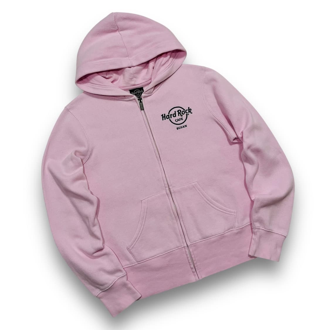하드락 카페 뮤트 핑크 빈티지 후드 집업 상품이미지1