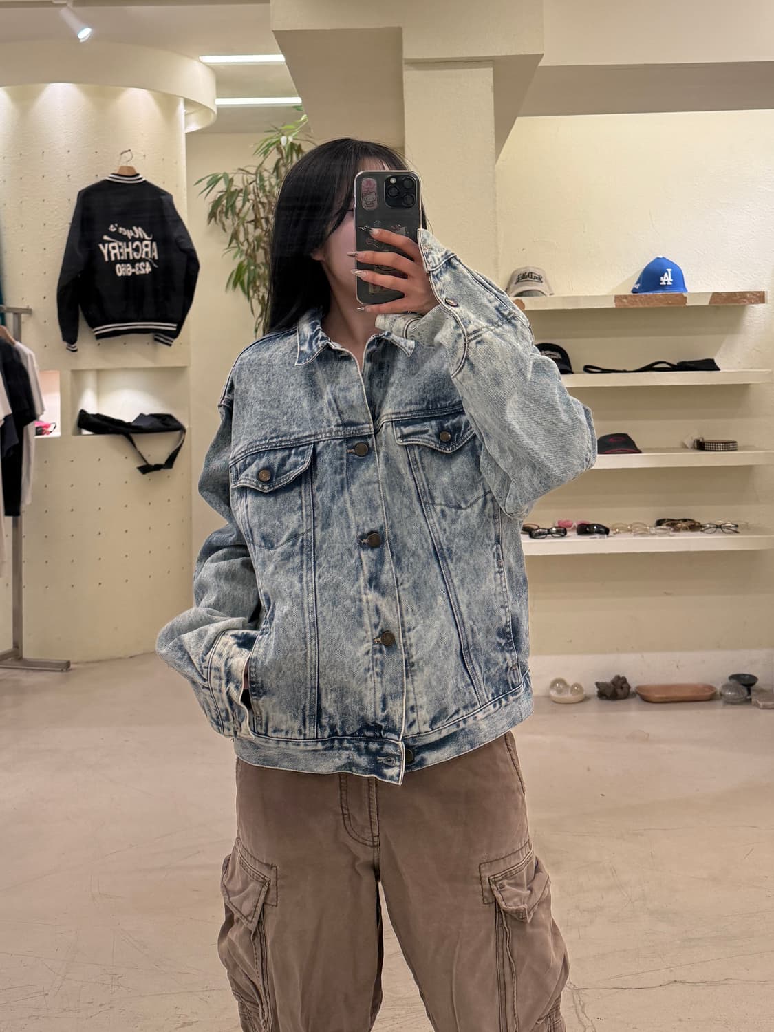 캘빈클라인 워싱 데님 트러커 자켓 U694 상품이미지1