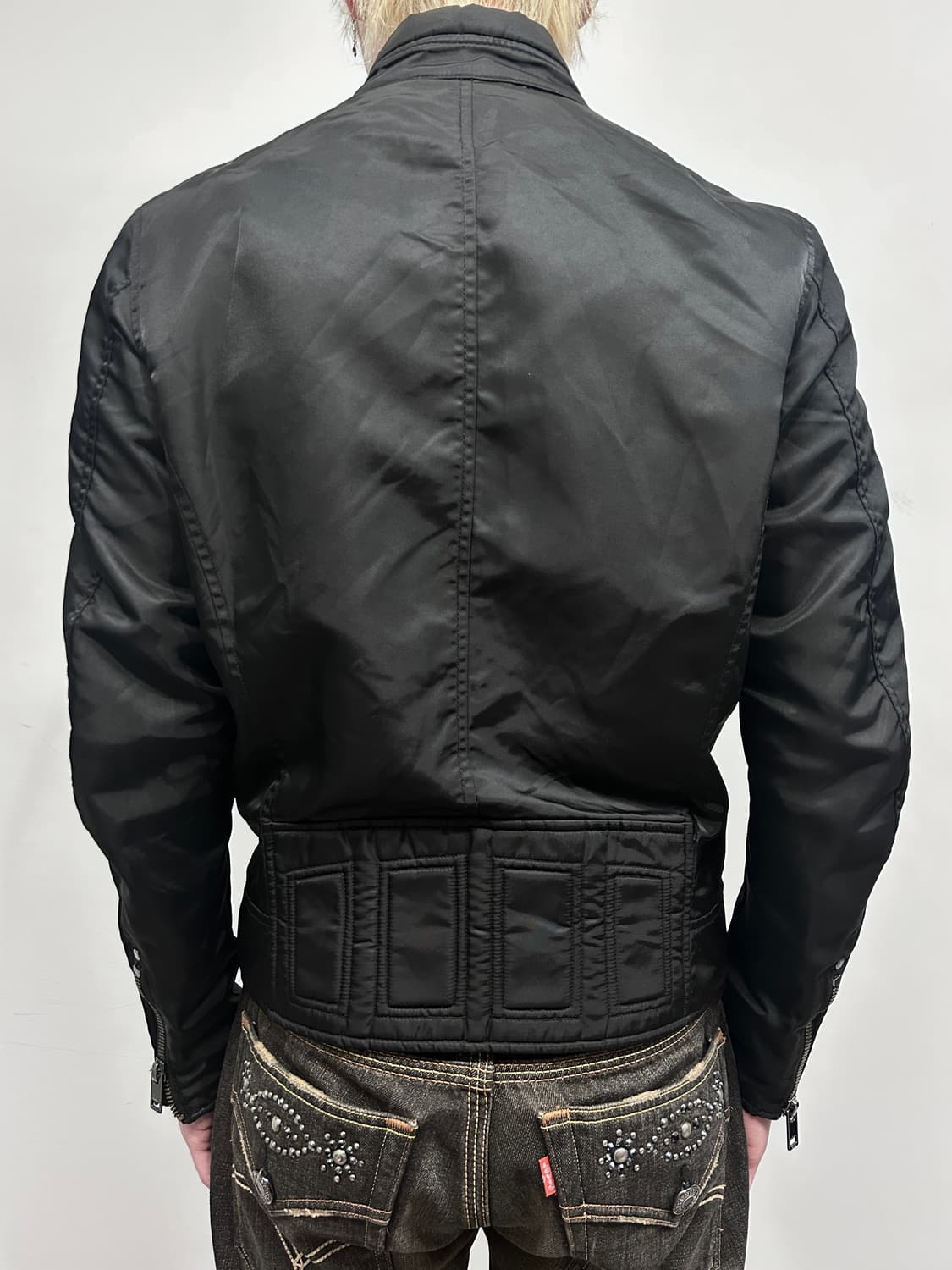 디젤 나일론 바이커 봄버 자켓 상품이미지3