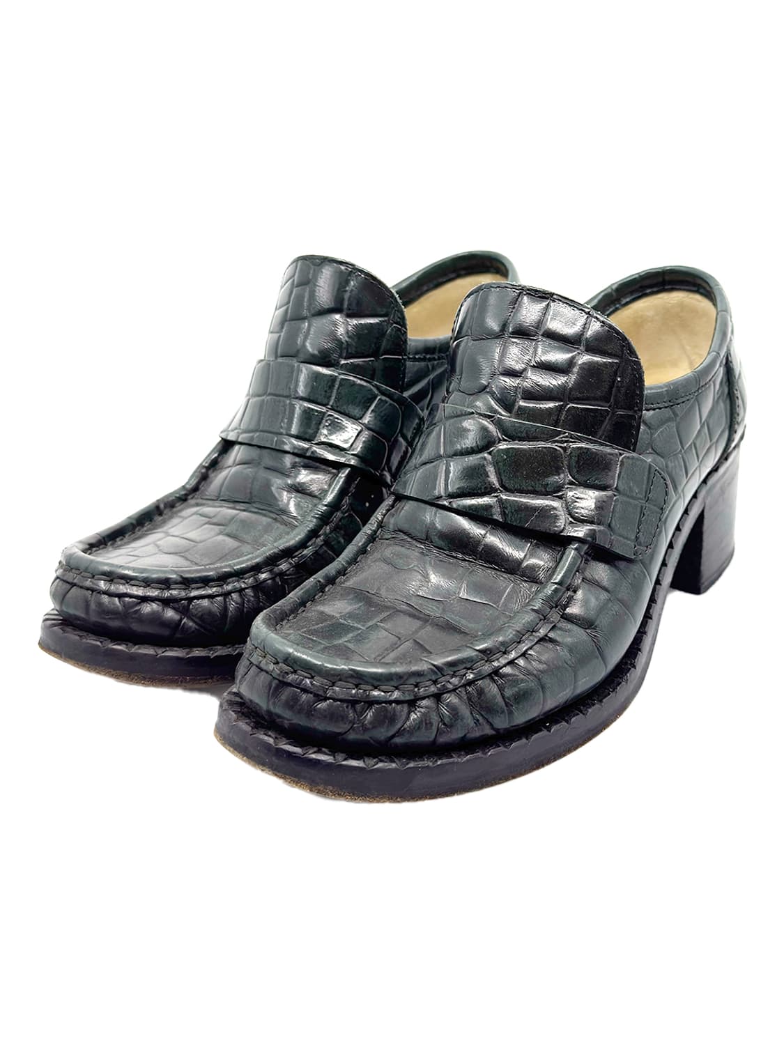 Patrick Cox Leather Heeled Loafers/ 36.5 상품이미지2
