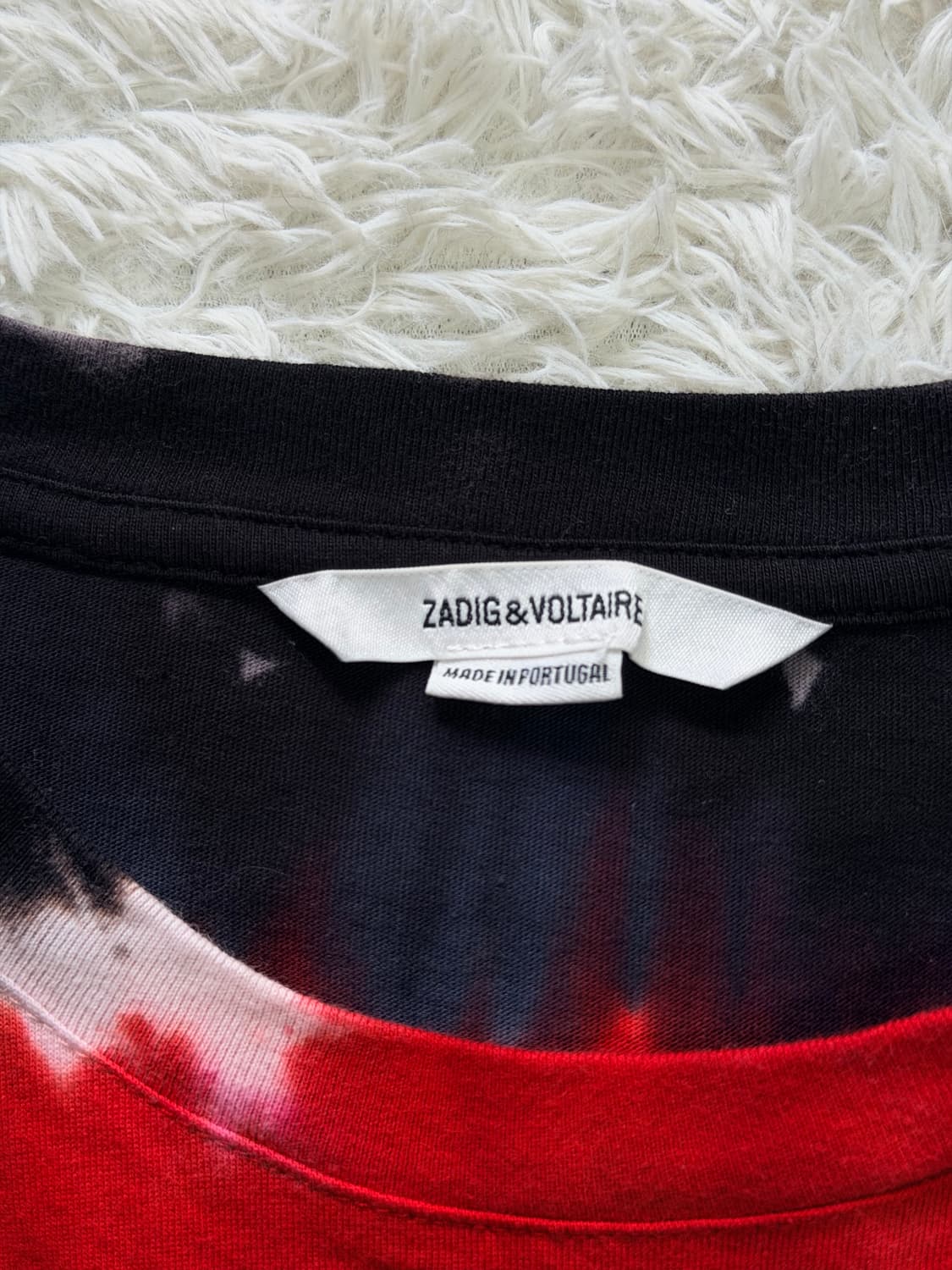[Zadig & Voltaire] 타이다이 포스터 그래픽 락 티셔츠 상품이미지6