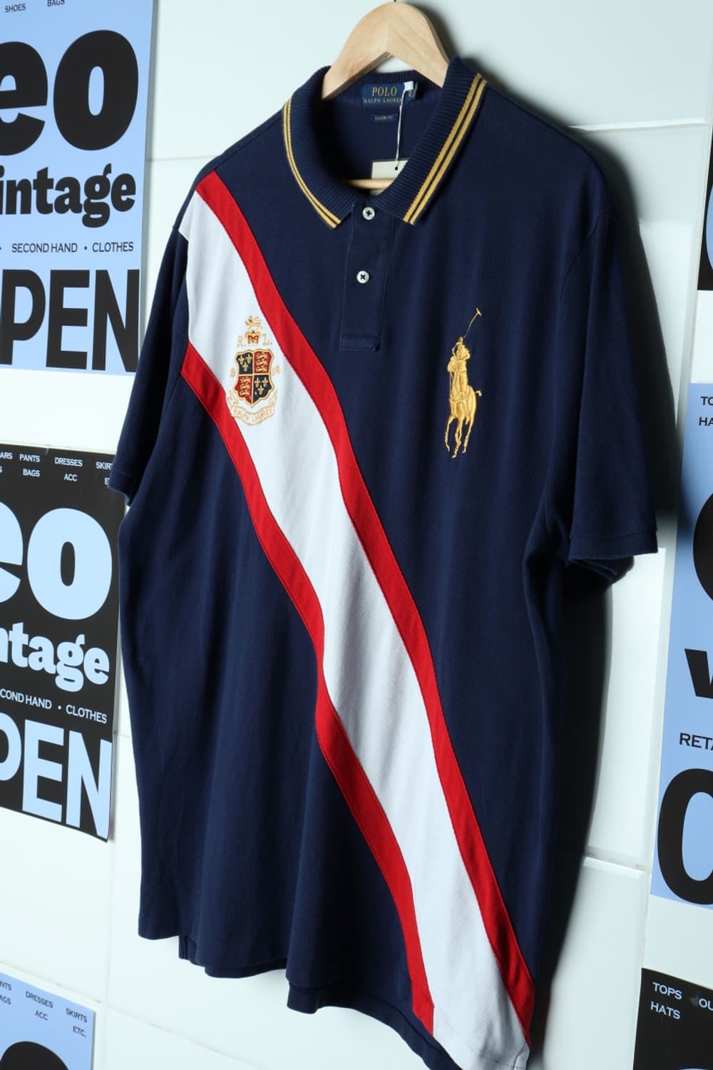 (XL-3XL) 폴로 랄프로렌 반팔 카라 티셔츠 USA 럭비-H31839 상품이미지1