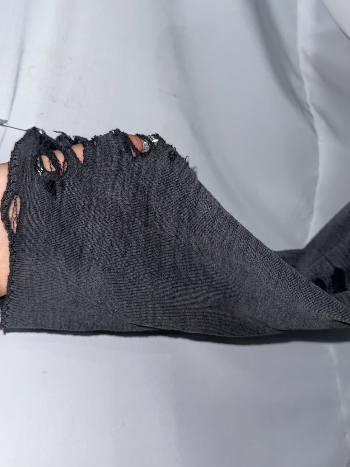 블랙 데스노트 미사깔 폼폼이 그런지 무채색 와투케 코디세트  상품이미지6