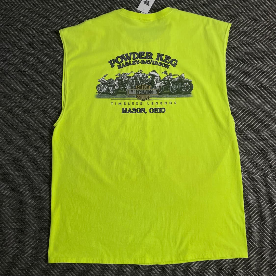 할리데이비슨 빅로고 올드스쿨 박시핏 슬리브리스y 3554 상품이미지4