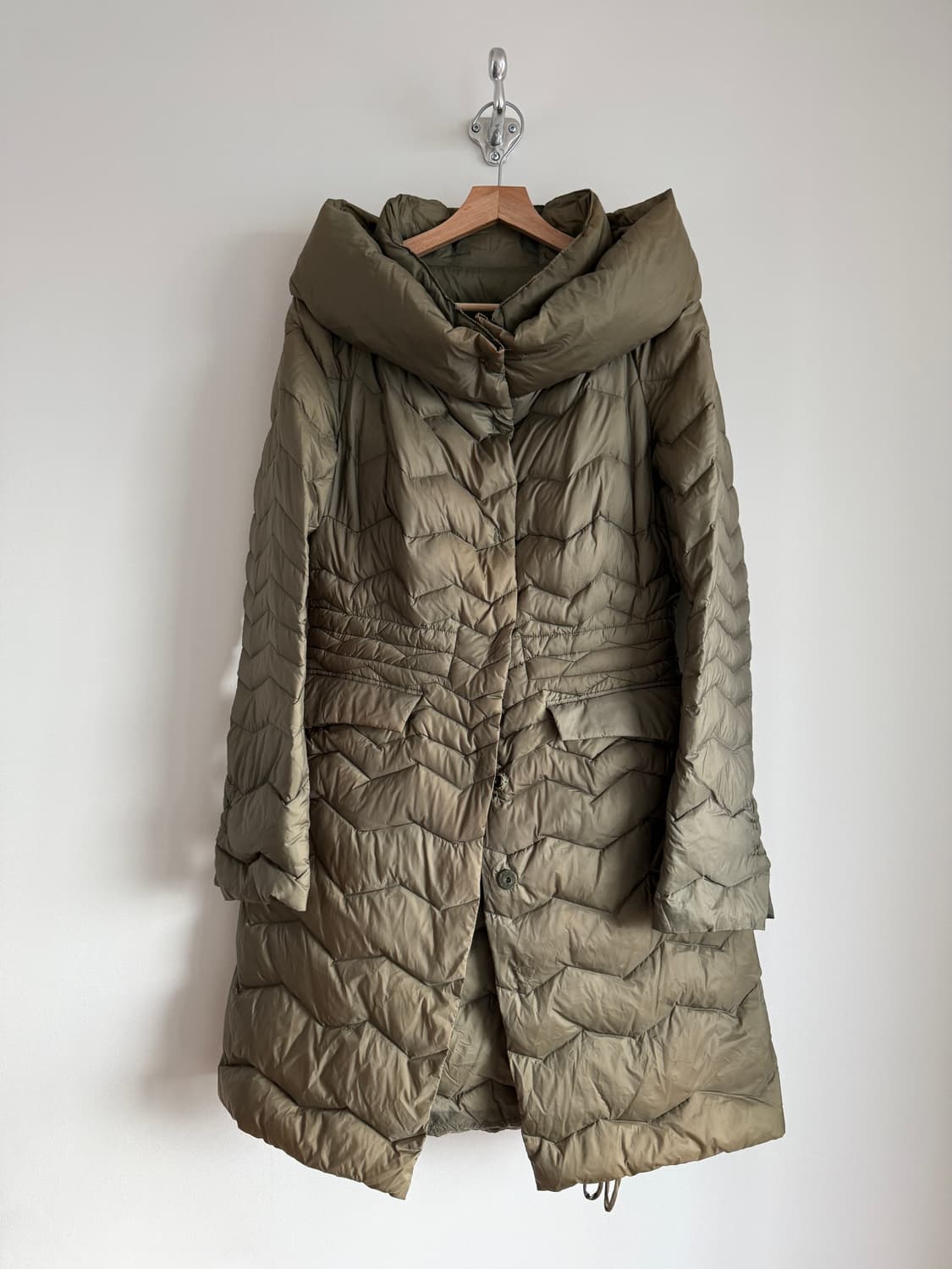 MADE IN ITALY 구스 다운 롱 패딩 상품이미지1