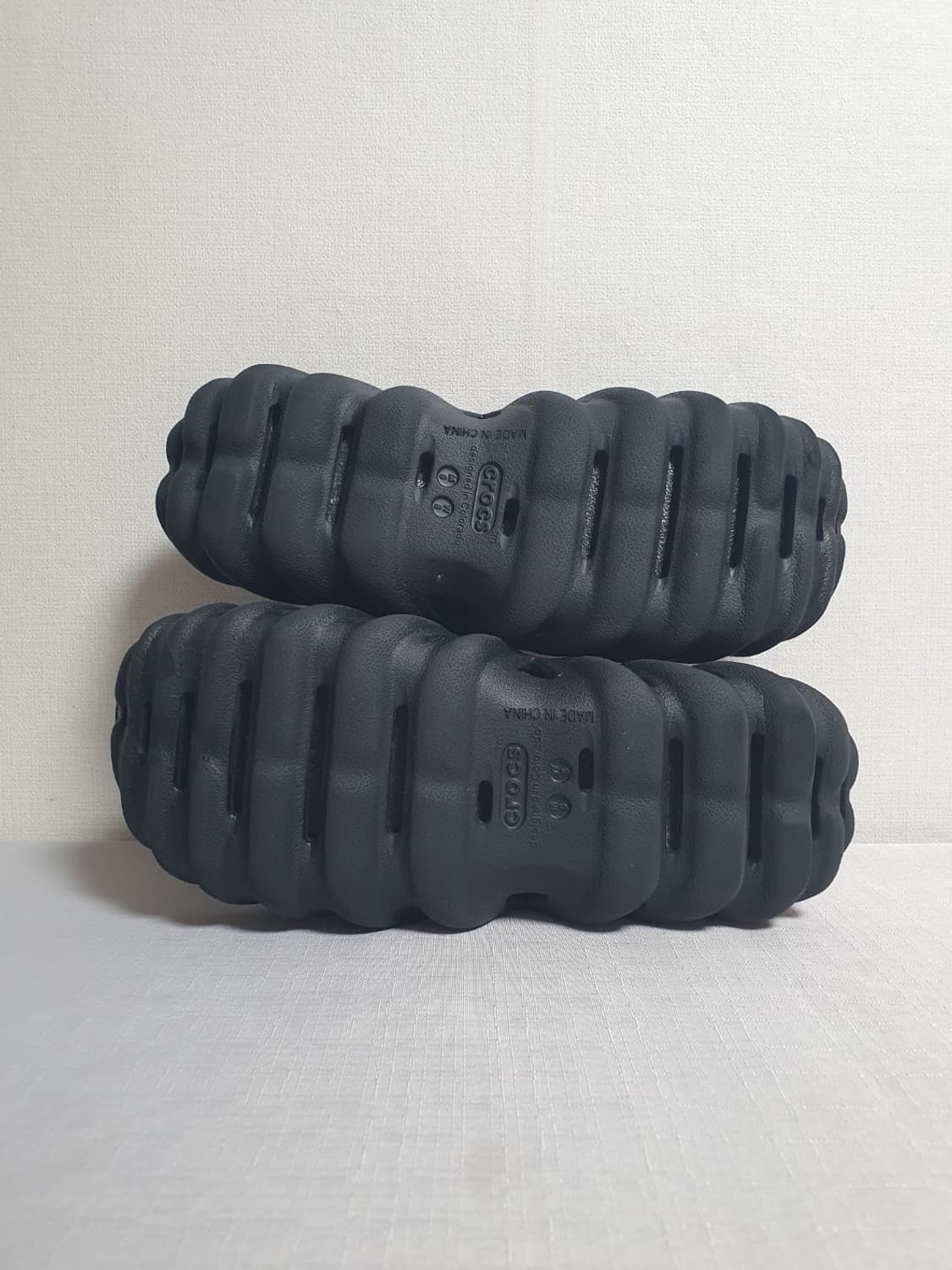250mm 크록스 에코 슬라이드 블랙 슬리퍼 상품이미지8