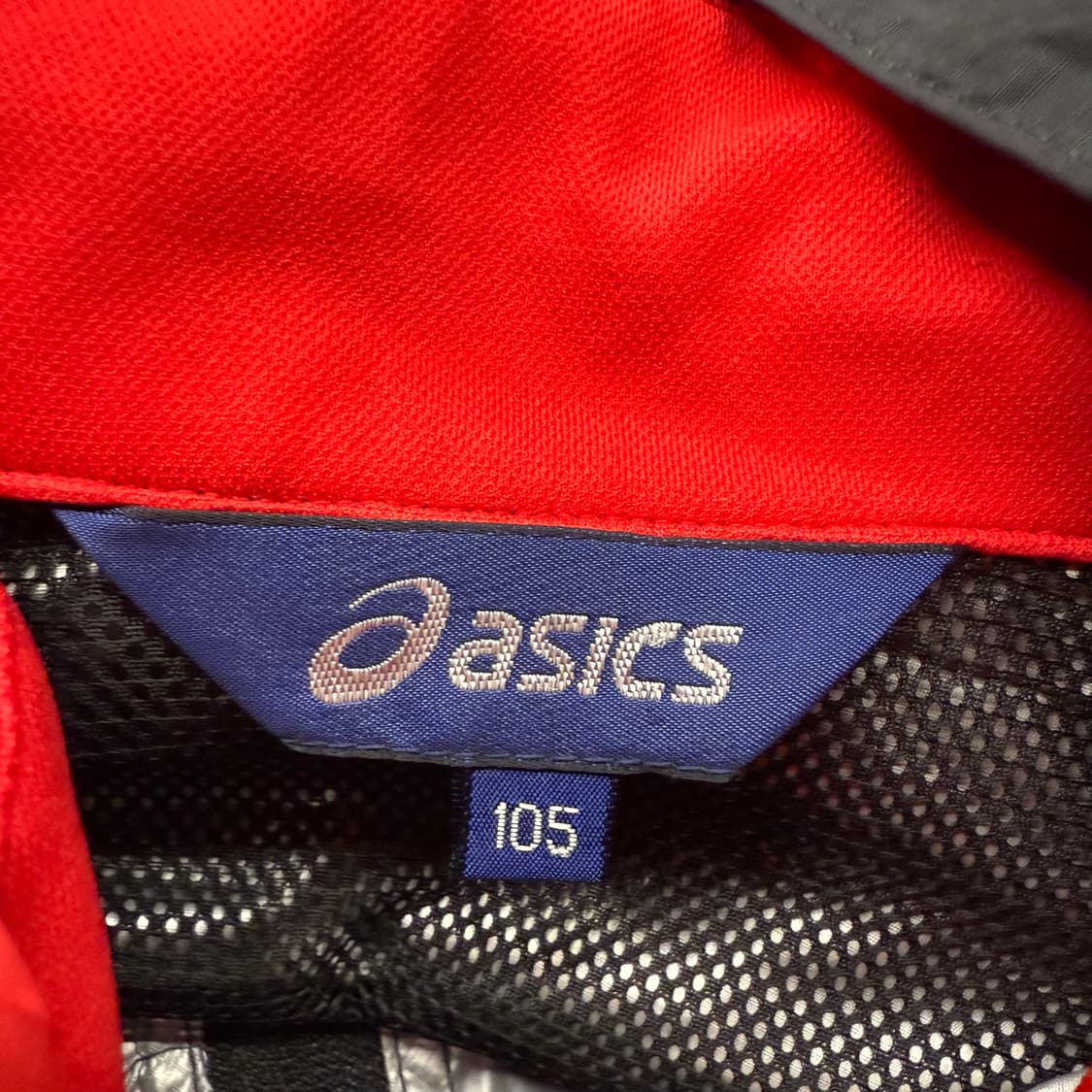 [정품/105] 아식스 블랙 바람막이 후드 자켓 b18 상품이미지5